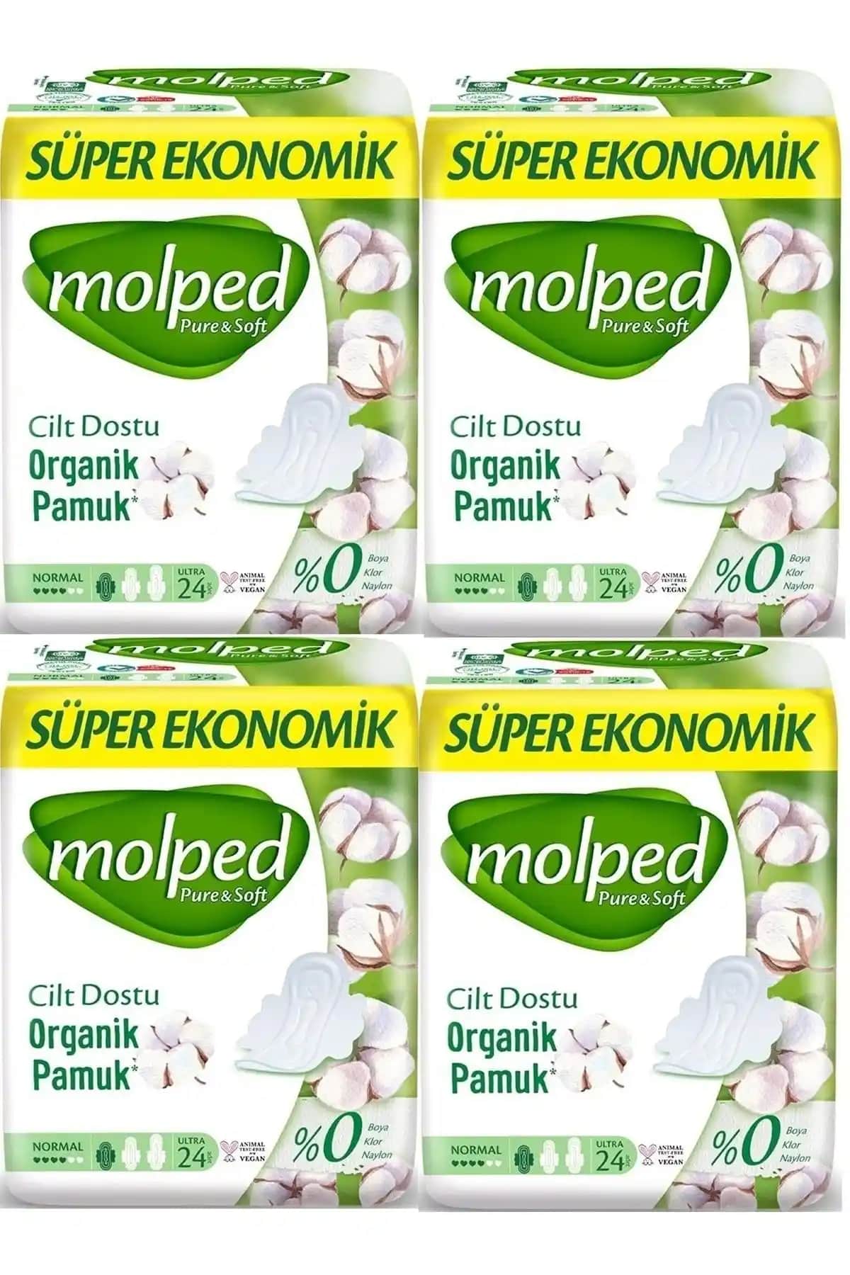 Molped Pure & Soft Normal Süper Ekonomik Ped: Konfor ve Güvenle Günlük Hijyen