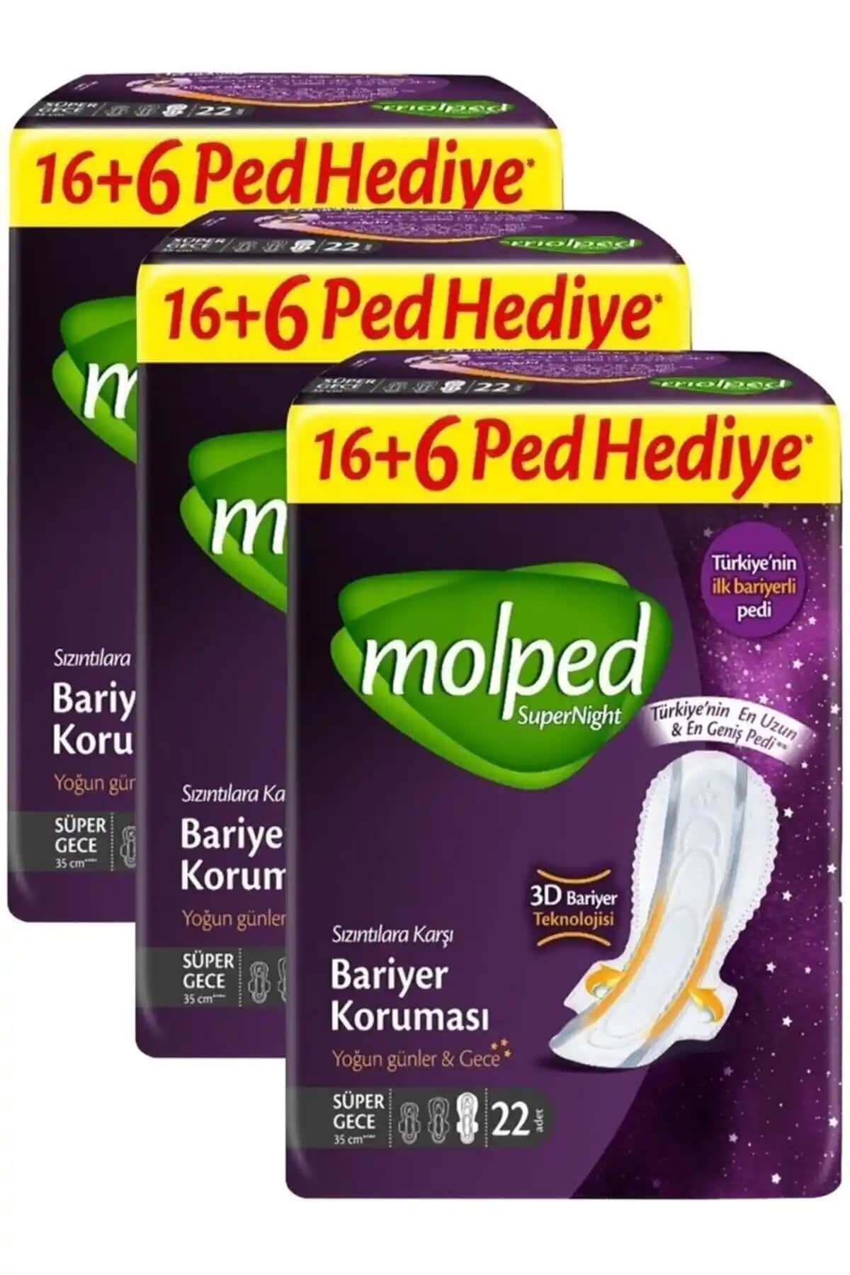 Molped Supernıght ve Supernight Gece Pedleri Karşılaştırması ve Kullanıcı Yorumları