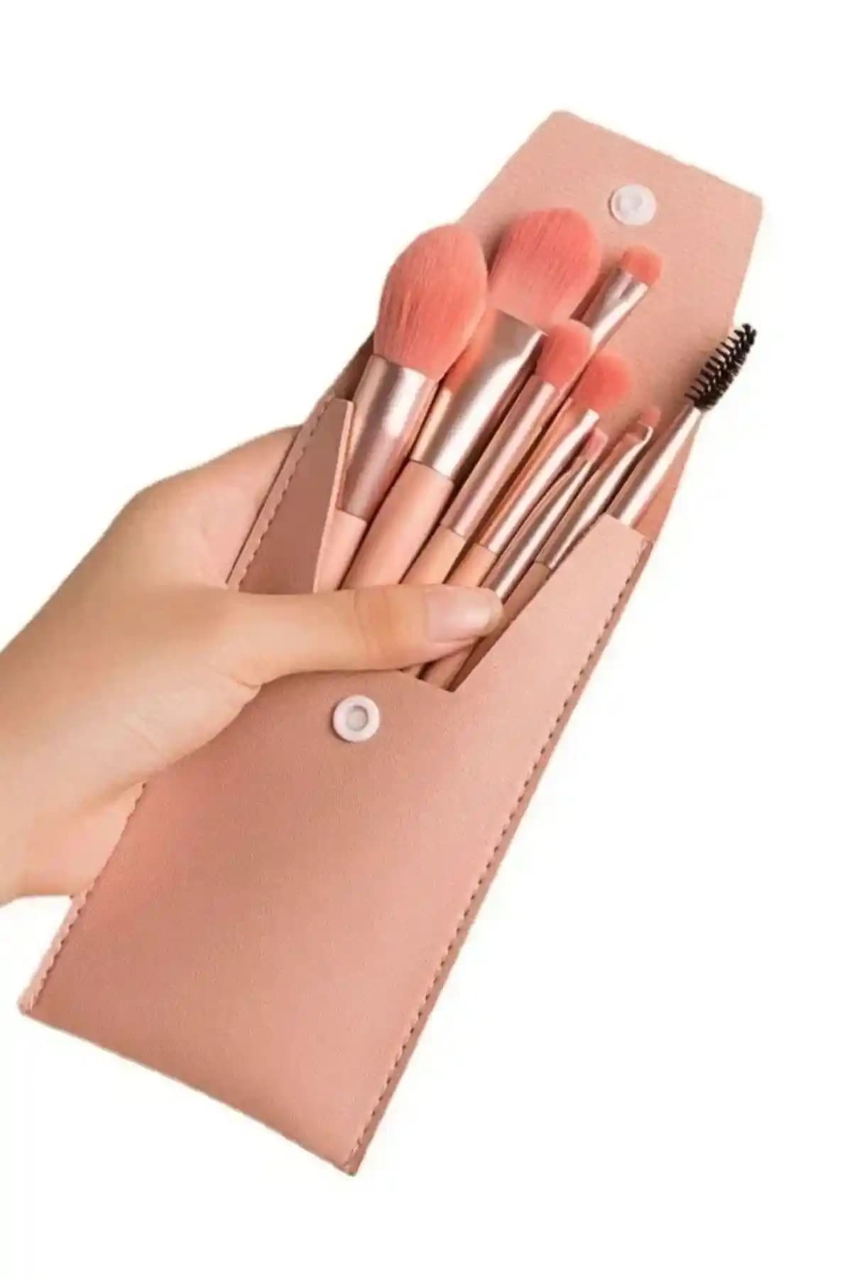 Monalisa Mini 8'li Profesyonel Makyaj Fırça Seti Şık ve Pratik Tasarımıyla Göz Kamaştırıyor