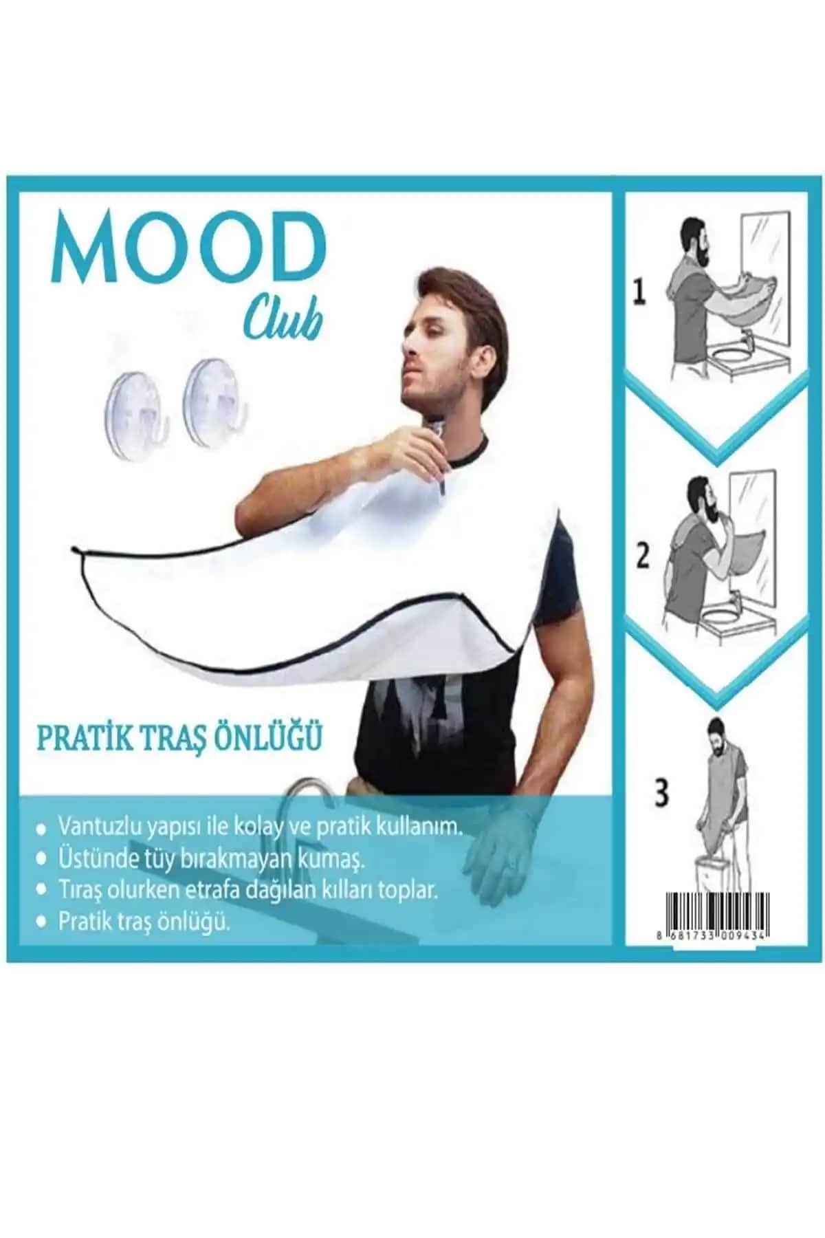 MOOD Club Vakumlu Traş Önlüğü: Temizlik ve Kullanım Kolaylığı Sunan Yenilikçi Tasarım