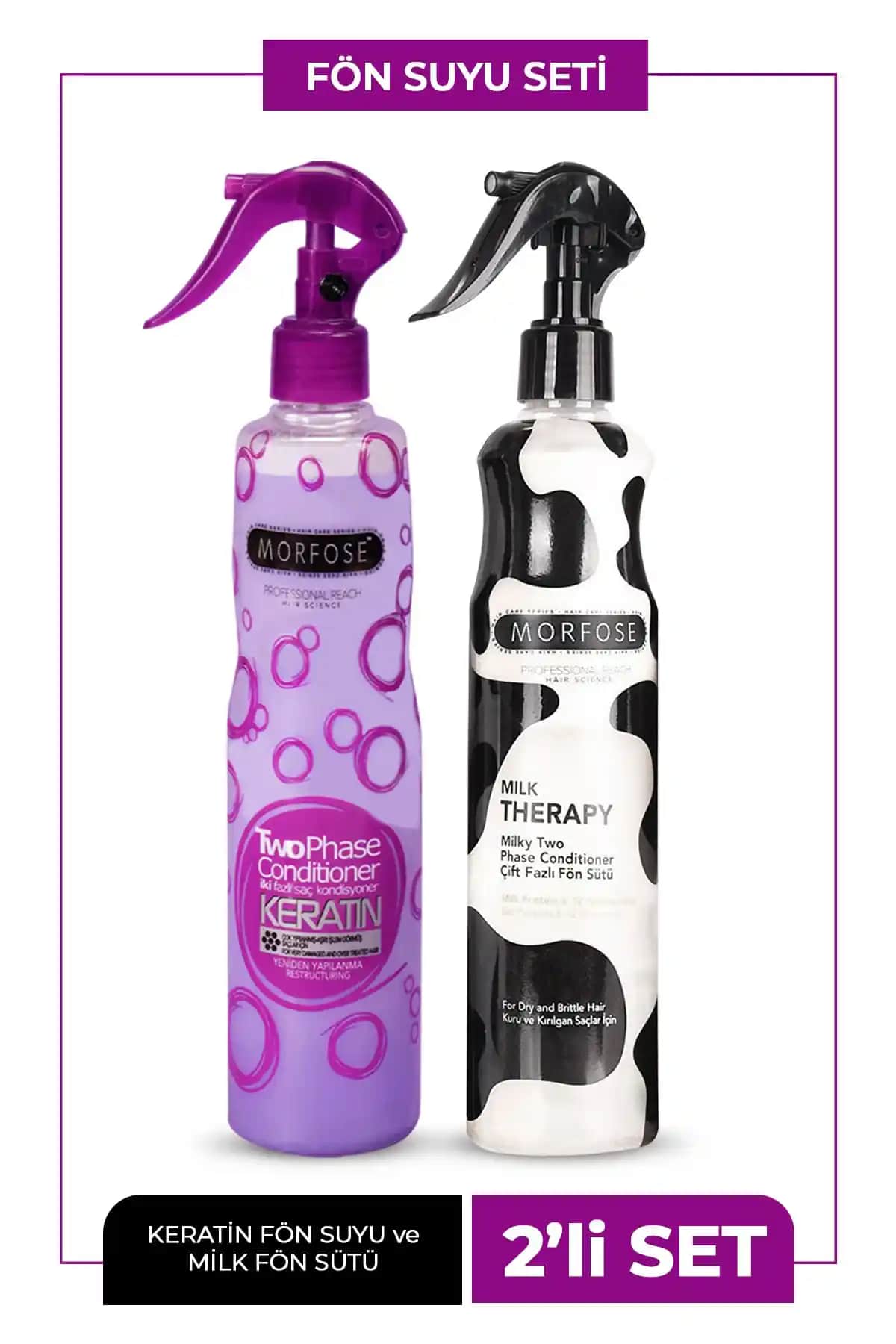 Morfose Çift Fazlı Fön Suyu Keratin ile Saçlarınızı Güçlendirin ve Parlaklık Kazanın