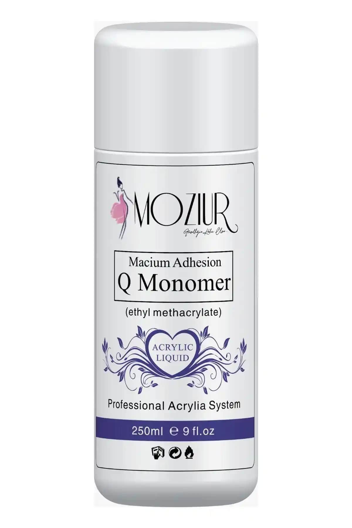 MOZIUR Q Monomer Akrilik Likit Sıvısı Profesyonel ve Pratik Kullanım İçin Uygun
