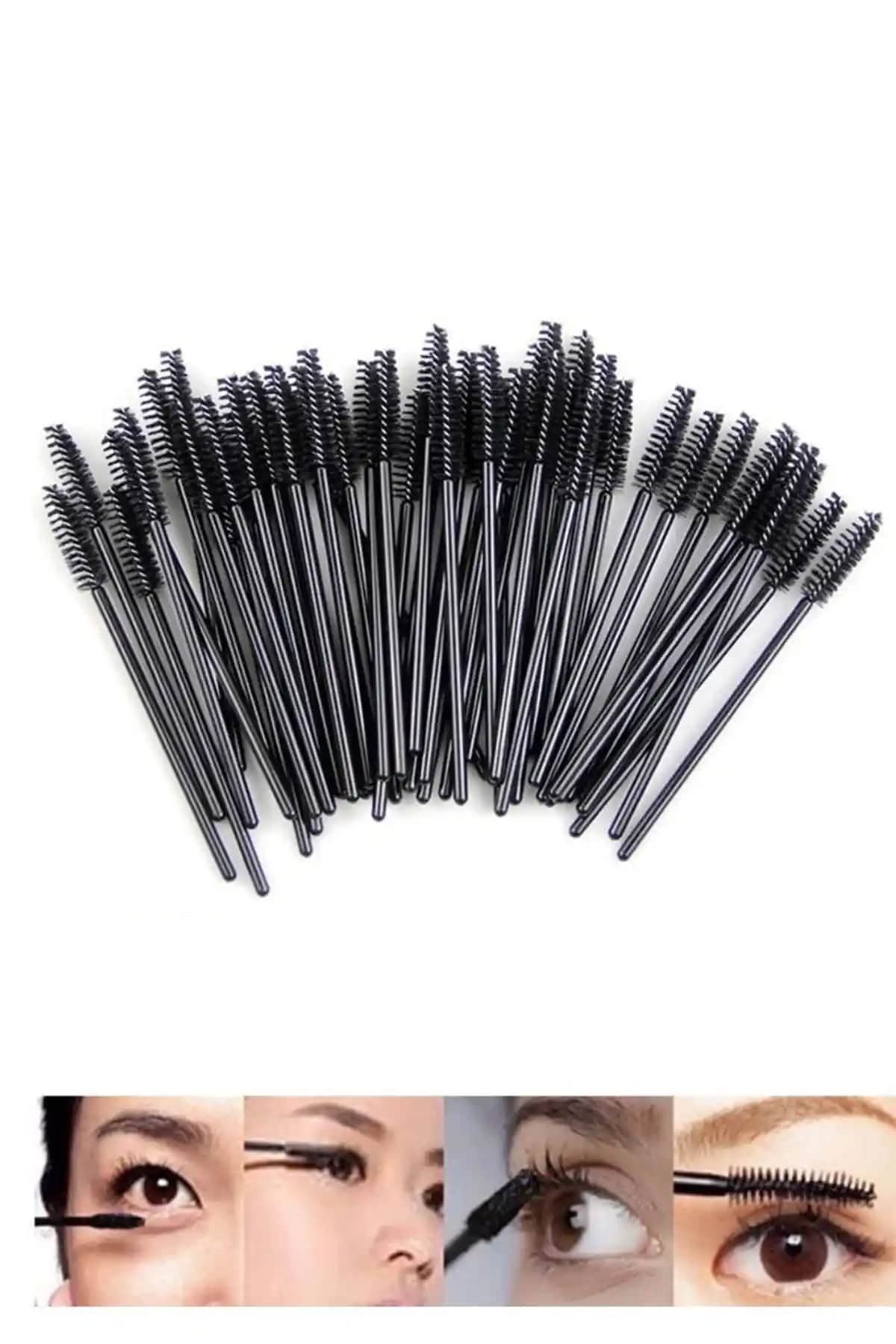 MOZIUR Tek Kullanımlık Maskara ve Kirpik Fırça Seti Pratik ve Hijyenik Kullanım İçin