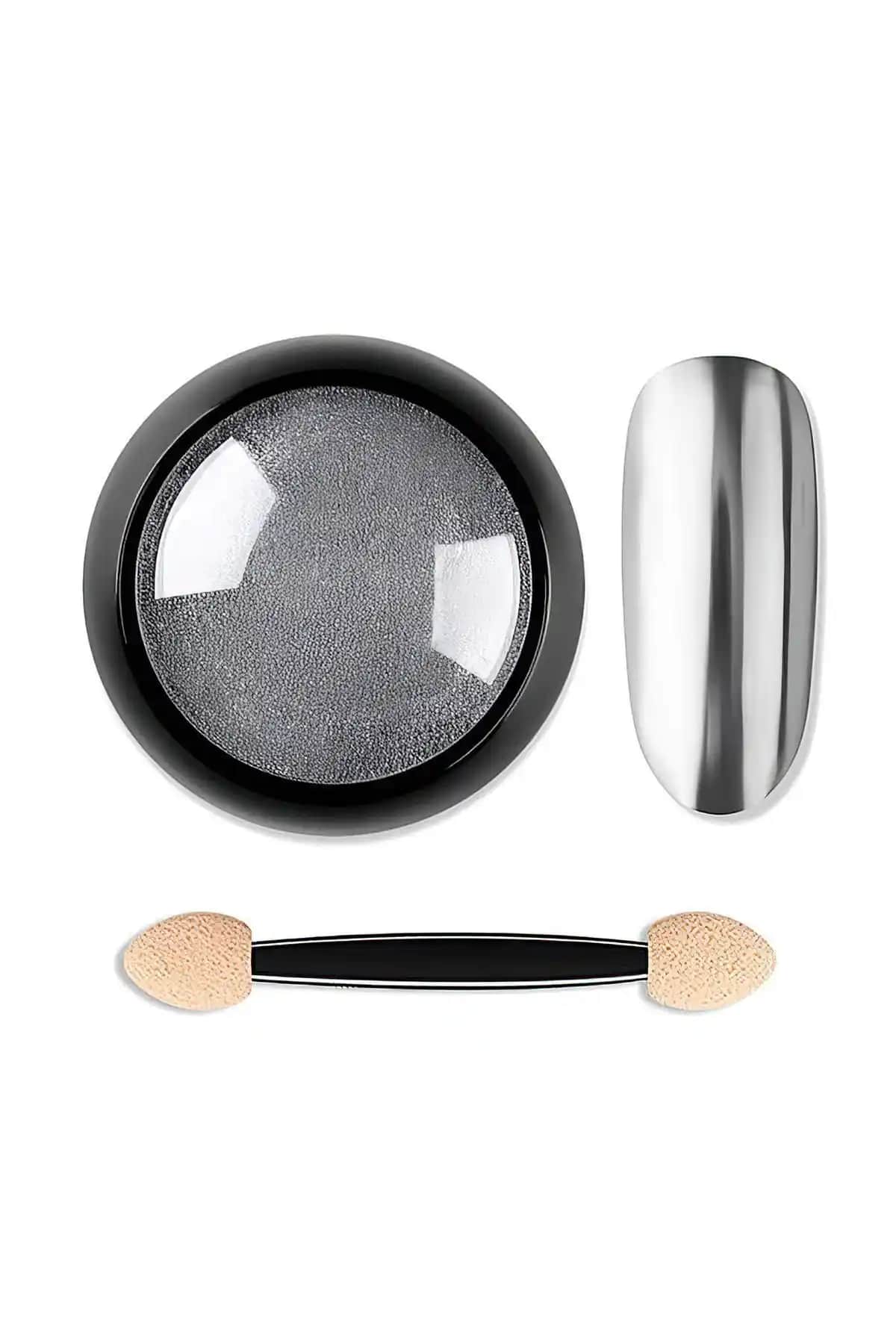 MOZIUR Tırnak Ayna Tozu ve Nana Nail Art Sedef Efektli Krom Ürünlerinin Karşılaştırması