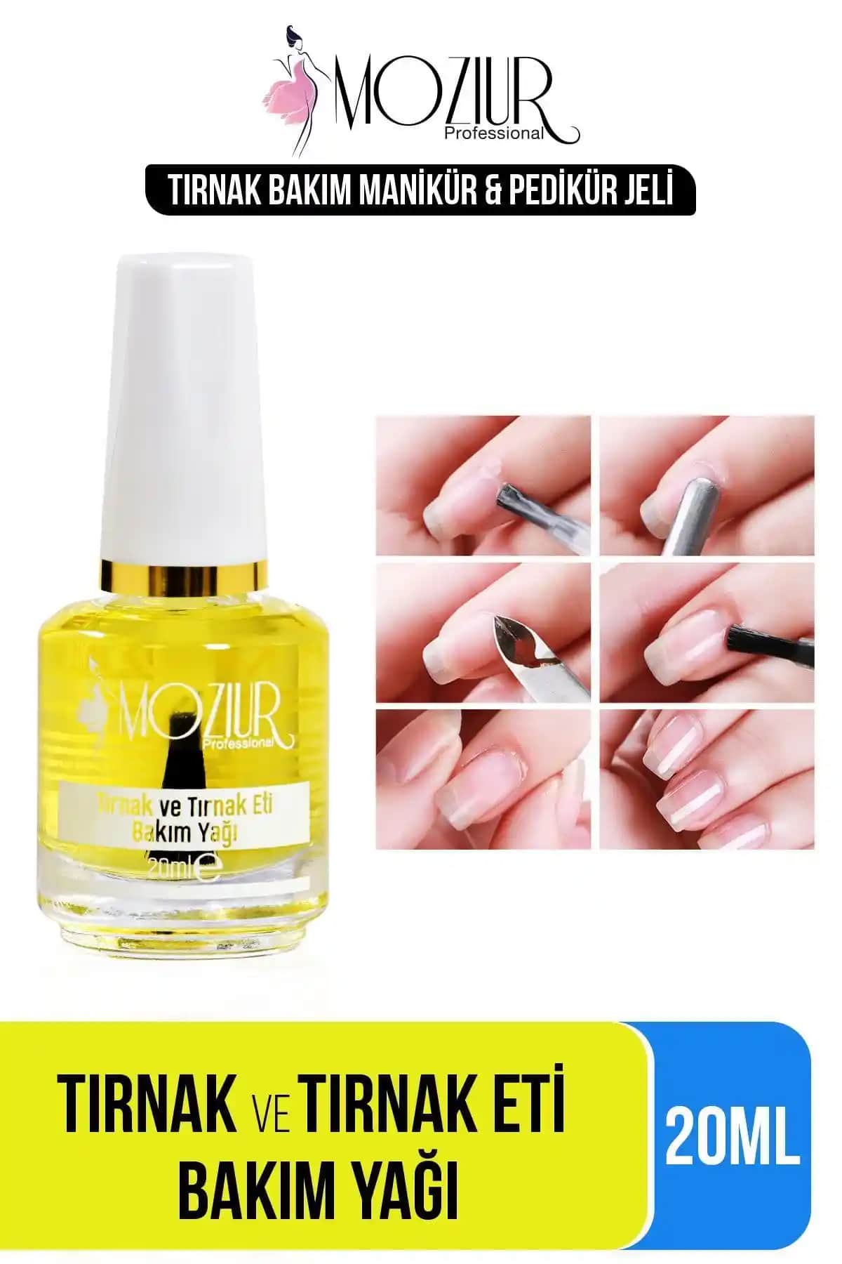 MOZIUR Tırnak ve Tırnak Eti Bakım Yağı: Güçlendiren ve Nemlendiren Tırnak Bakım Çözümü