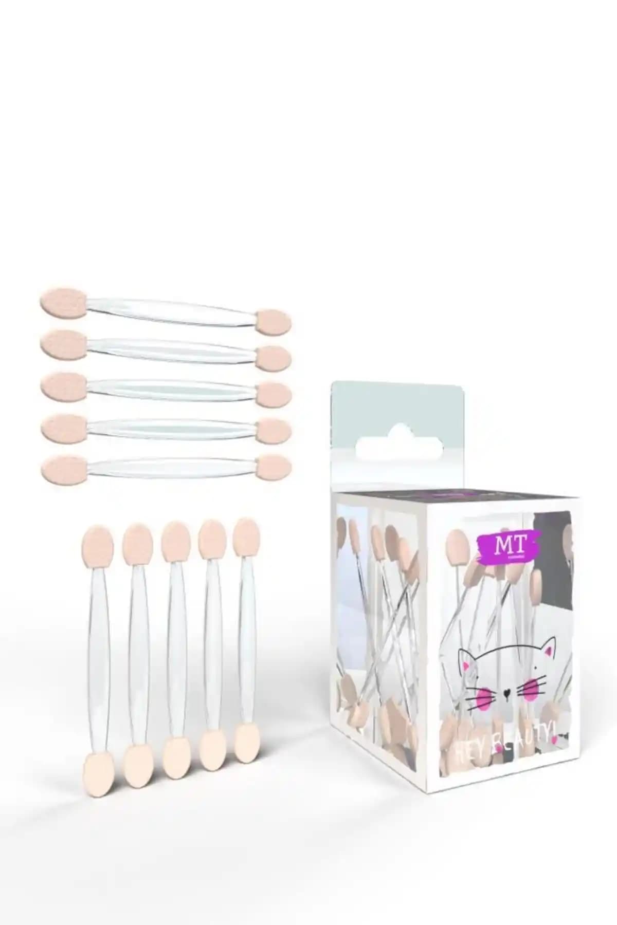 MT Far Fırçası 10'lu Set Toz Pembe Göz Makyajı İçin Yüksek Kaliteli Araçlar