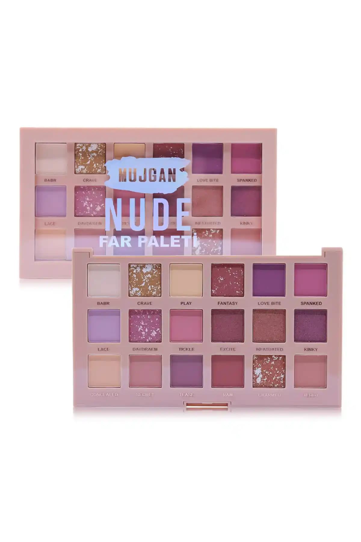 MUJGAN Hudamoji ve Roesıa Rose Cosmetics Far Paletleri Karşılaştırması