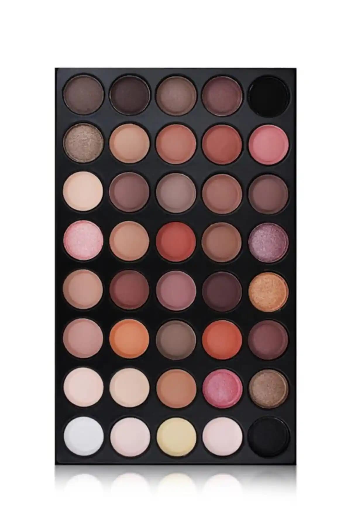 MUJGAN Siyah 40'lı Mat Sedefli Far Paleti: Geniş Renk Seçenekleri ve Uzun Süre Kalıcılık