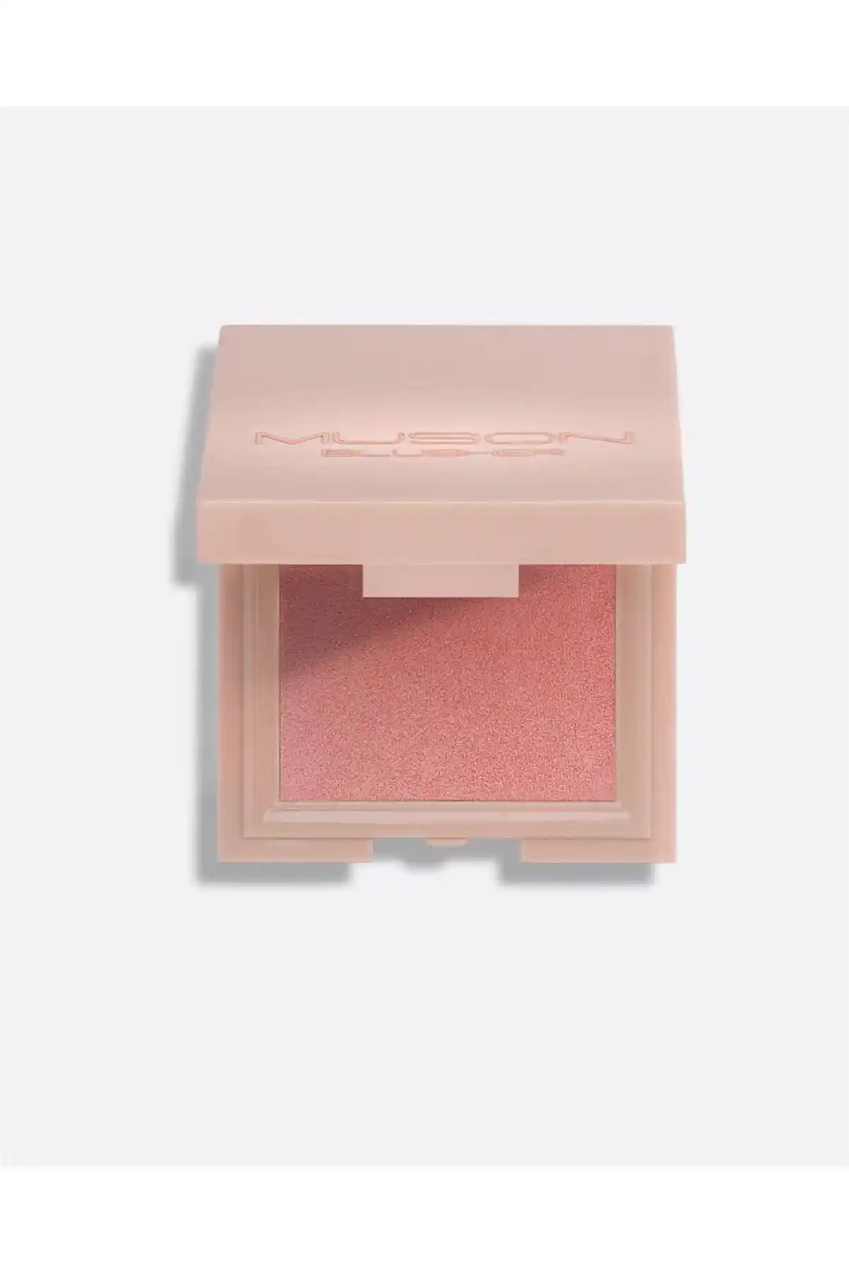 Muson Işıltılı Toz Allık Antoryum Pembe ve Şeftali Renk Seçenekleriyle Doğal Güzellik Vurgusu