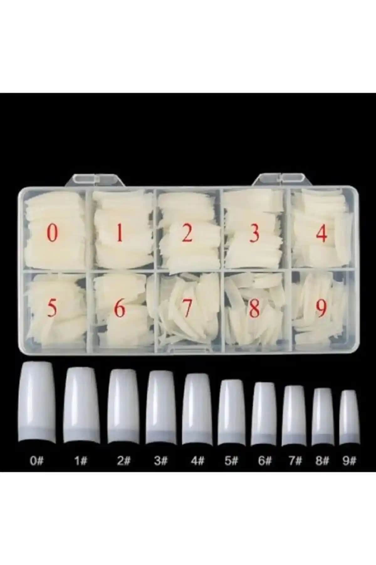 Nail Master 500 Lü Tips Protez Tırnak Kemik: Dayanıklı ve Estetik Tırnak Uzatma Ürünü