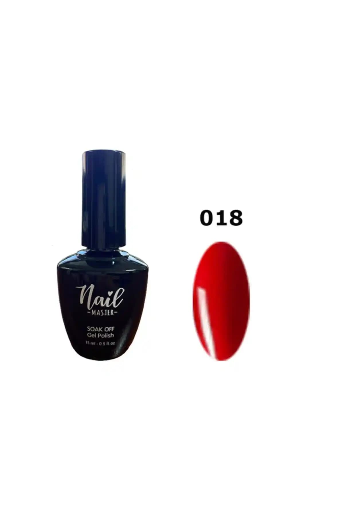 Nail Master Kalıcı Oje Koyu Kırmızı 15ml Uzun Süre Dayanan ve Parlak Görünüm Sağlayan Oje