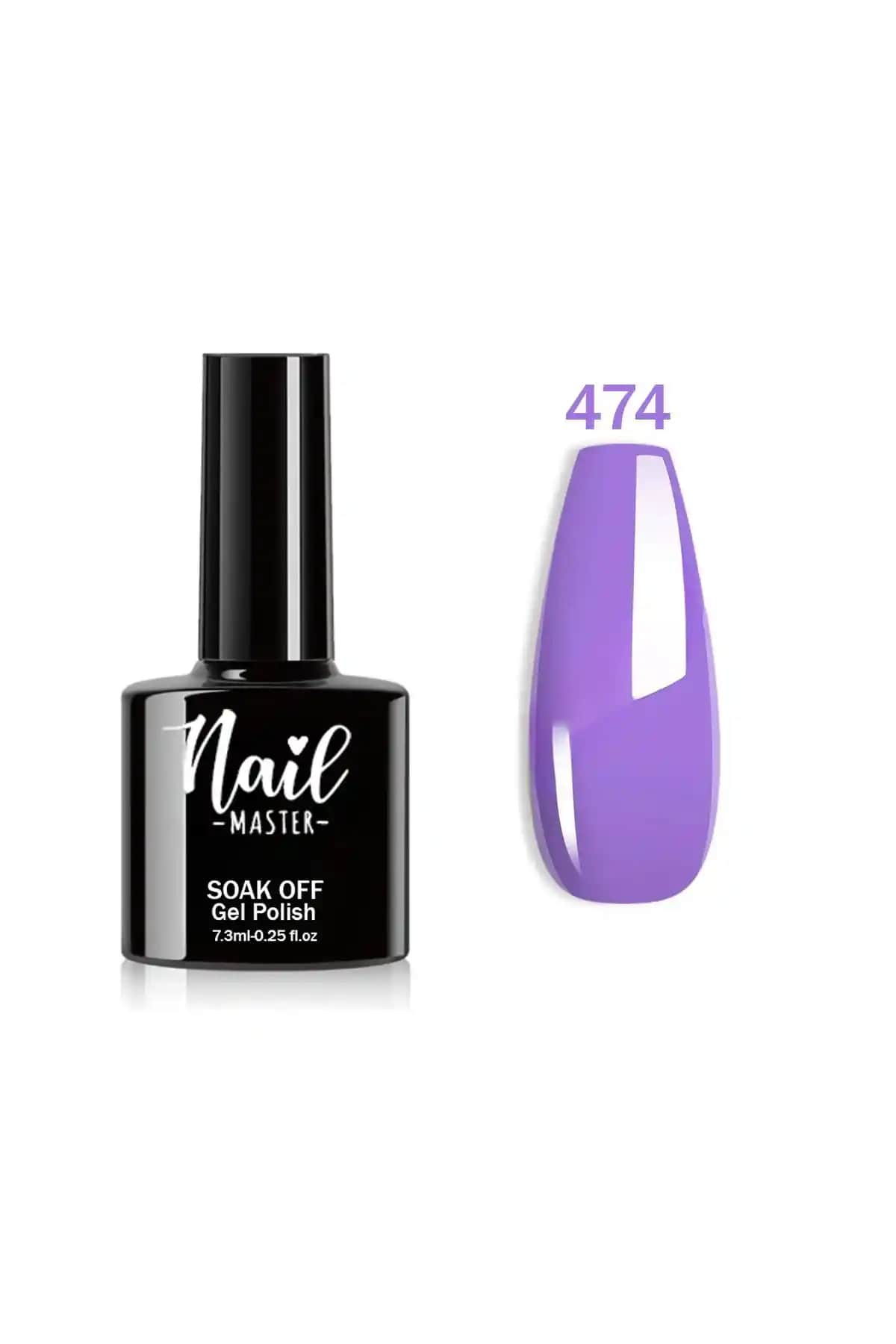 Nail Master M474 Kalıcı Oje Lavanta Rengi Uzun Süre Dayanıklı ve Parlak Tırnaklar