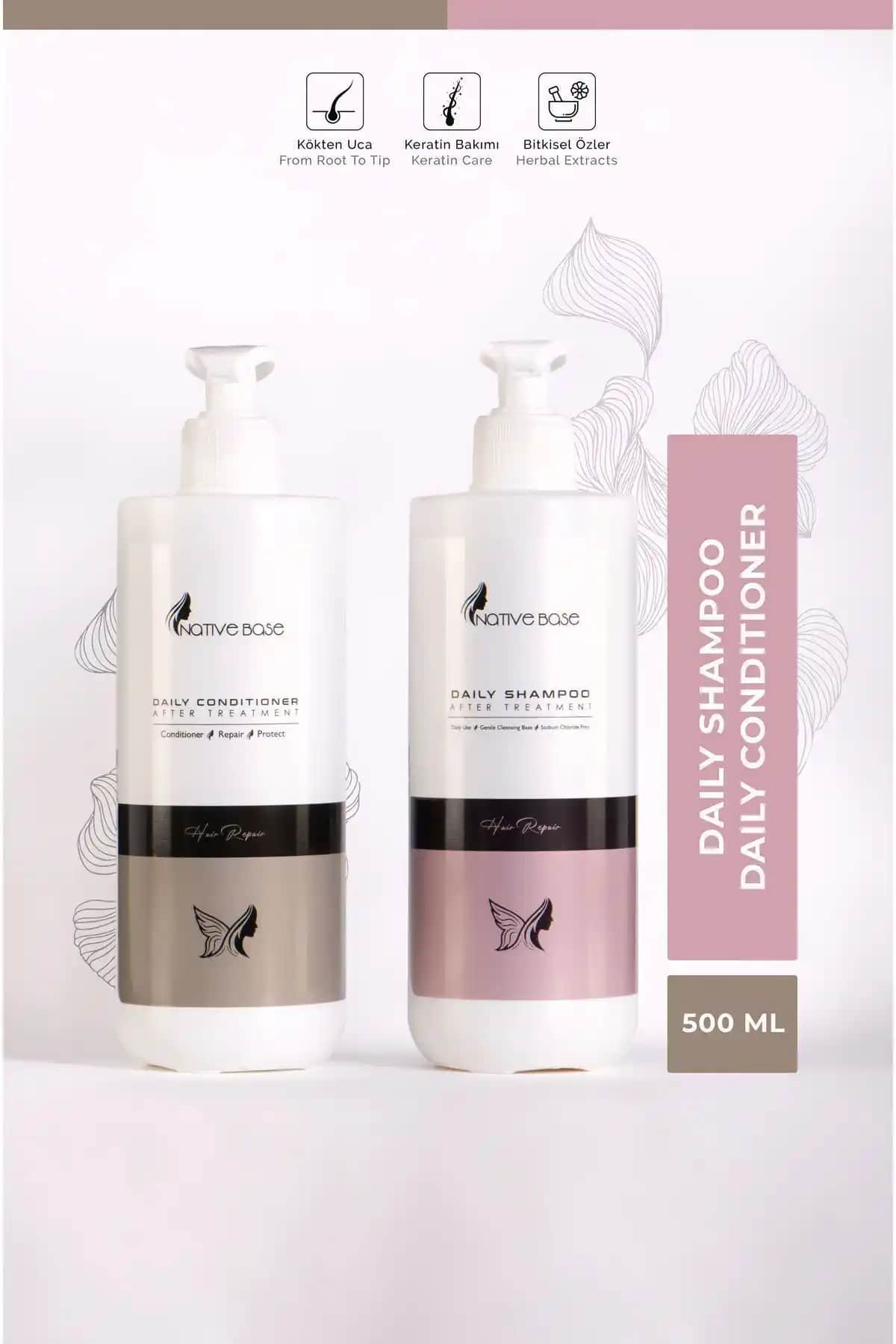 Native Base Keratin Bakım Sonrası Devam Serisiyle Saçlarınızda Güçlü ve Parlak Görünüm