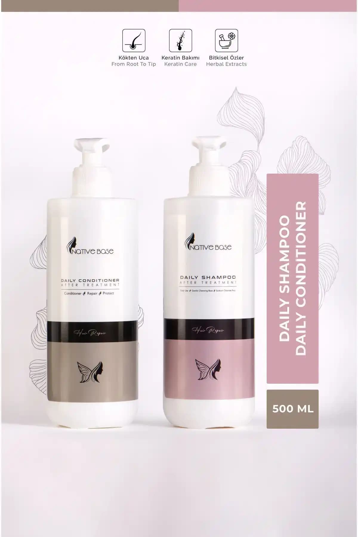 Native Base Keratin Bakım Sonrası Devam Serisiyle Saçlarınızda Güçlü ve Parlak Görünüm