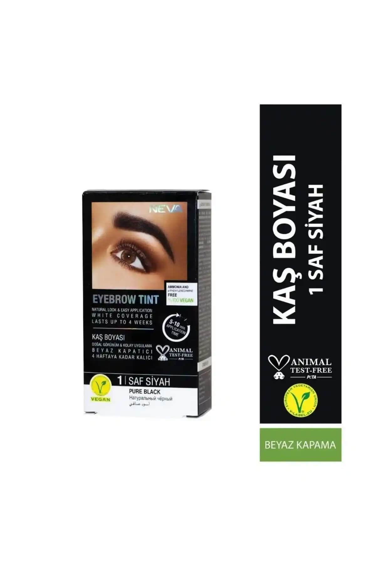 Neva Eyebrow Tint Vegan Kaş Boyası Seti: Doğal ve Kalıcı Kaşlar İçin Pratik Çözüm