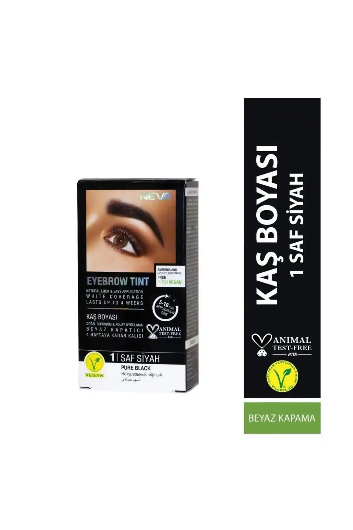 Neva Eyebrow Tint Vegan Kaş Boyası Seti: Doğal ve Kalıcı Kaşlar İçin Pratik Çözüm