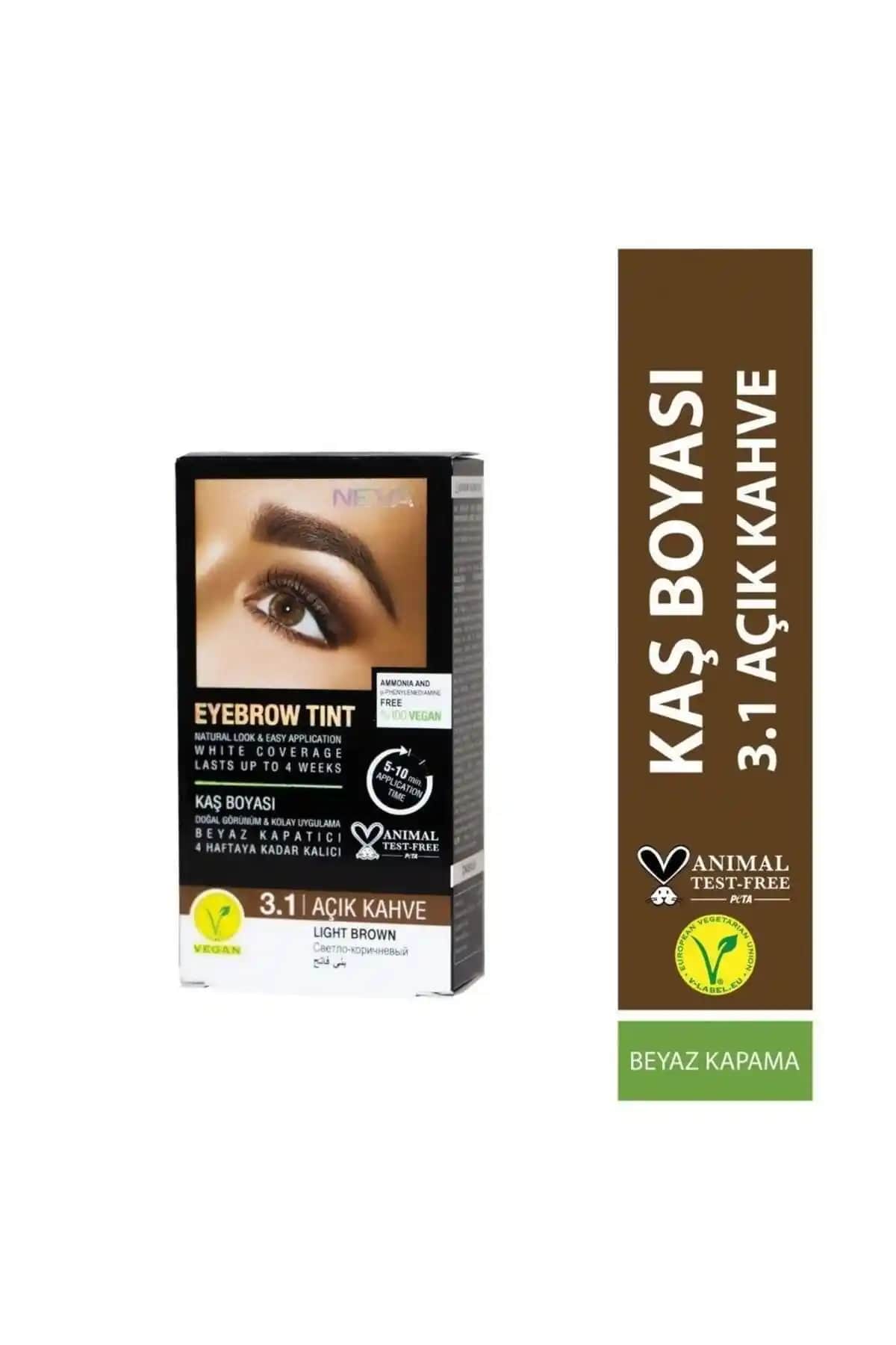 Neva Eyebrow Tint Vegan ve New Well Kaş & Kiprik Boyası Karşılaştırması