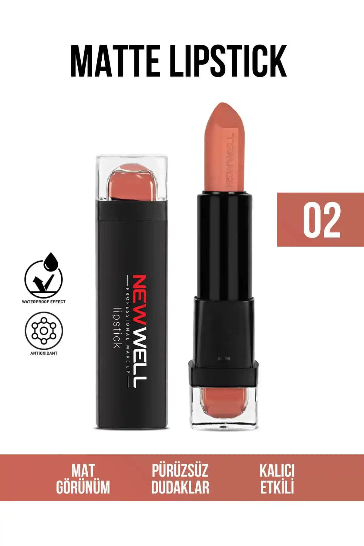New Well Lipstick 02 ve 03 Karşılaştırması: Renkler, Dokular ve Kullanım Özellikleri