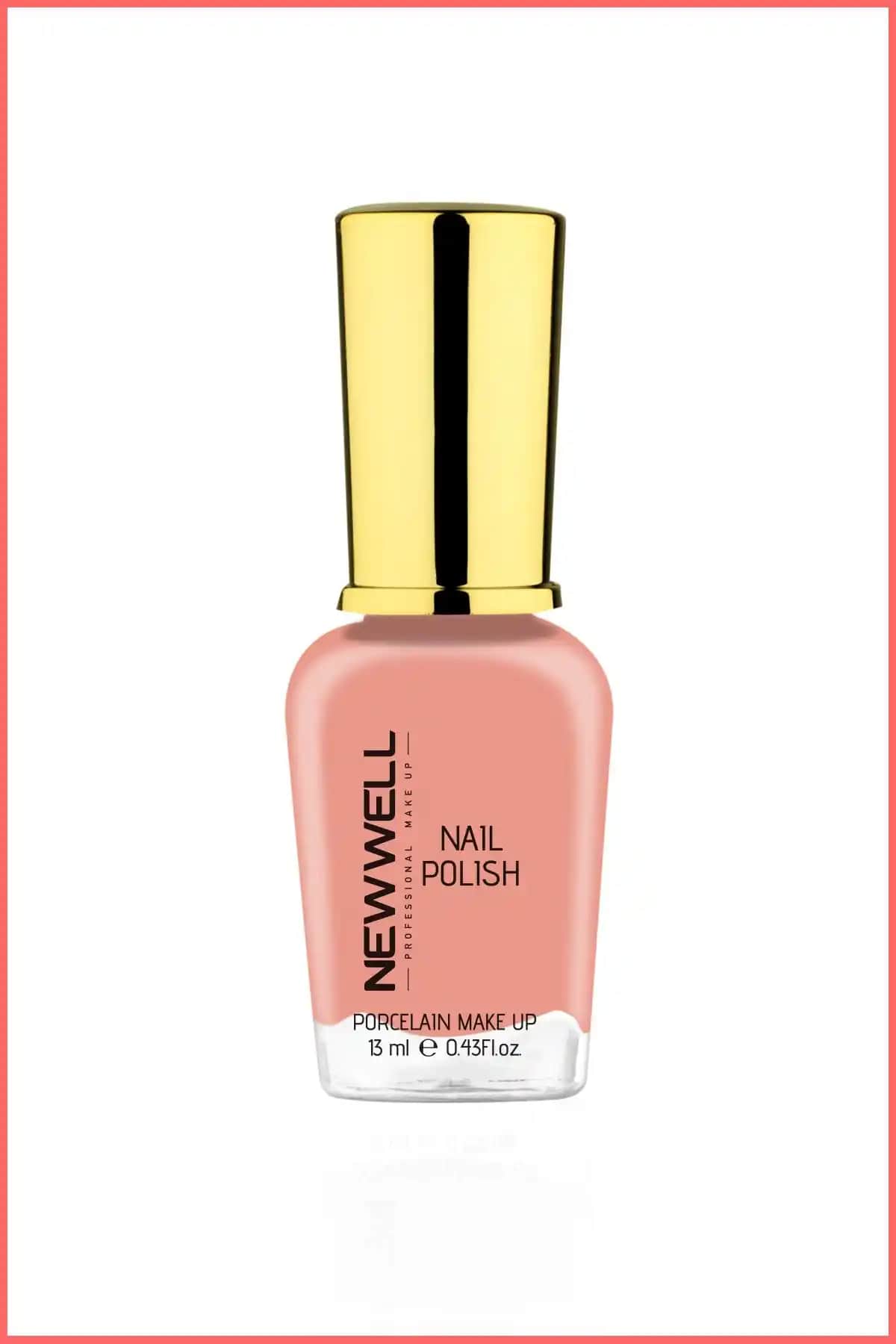 New Well Oje No:09 Modern ve Şık Mat Pembe Tırnak Bakım Ürünü