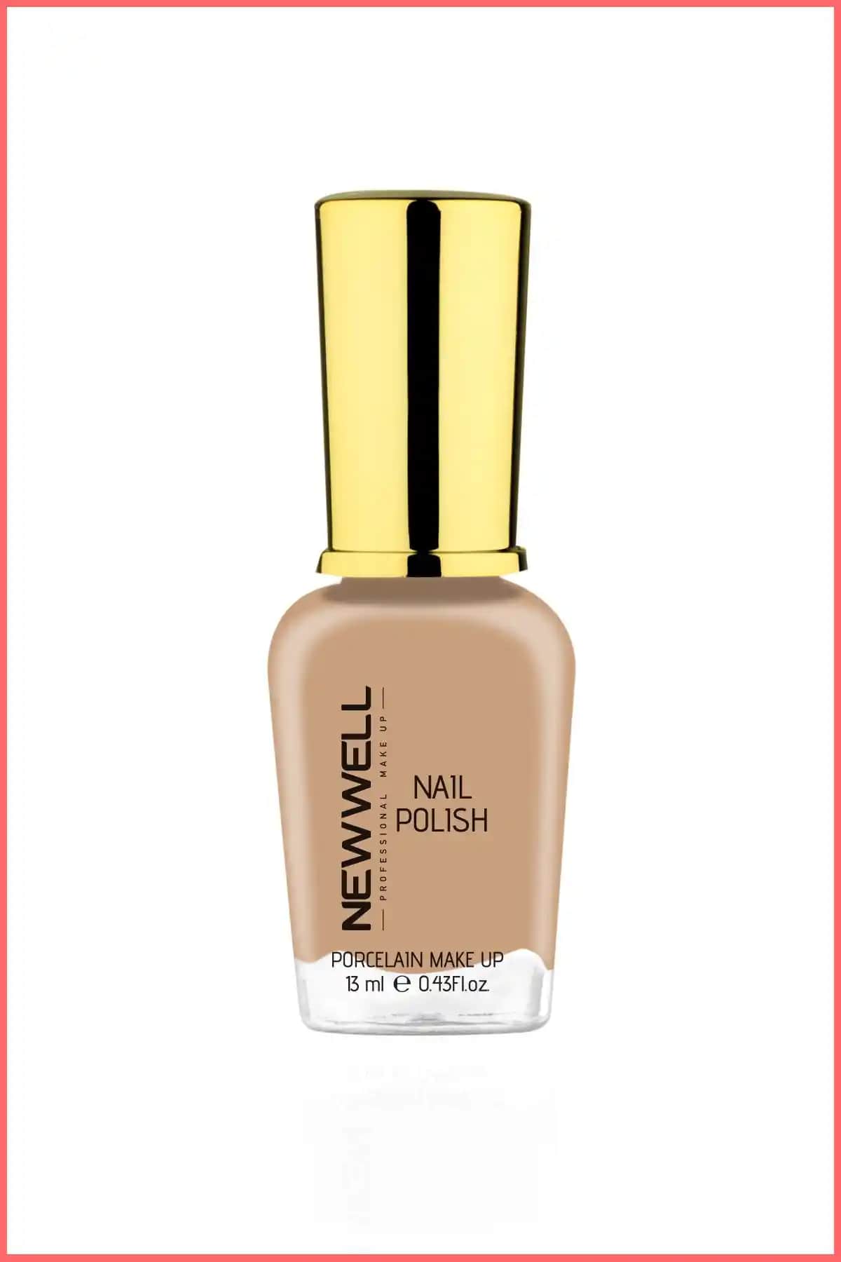 New Well Oje No:36 Doğal ve Şık Görünüm Sunan Trendy Mat Bej Tırnak Ojesi