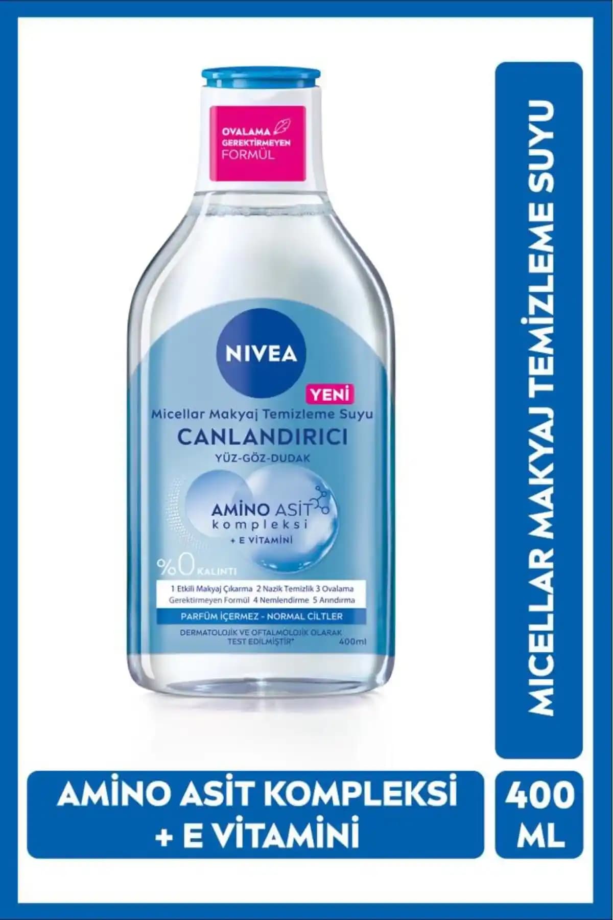 NIVEA Canlandırıcı Micellar Makyaj Temizleme Suyu: Hassas Ciltler İçin Etkili ve Güvenilir Temizlik Çözümü