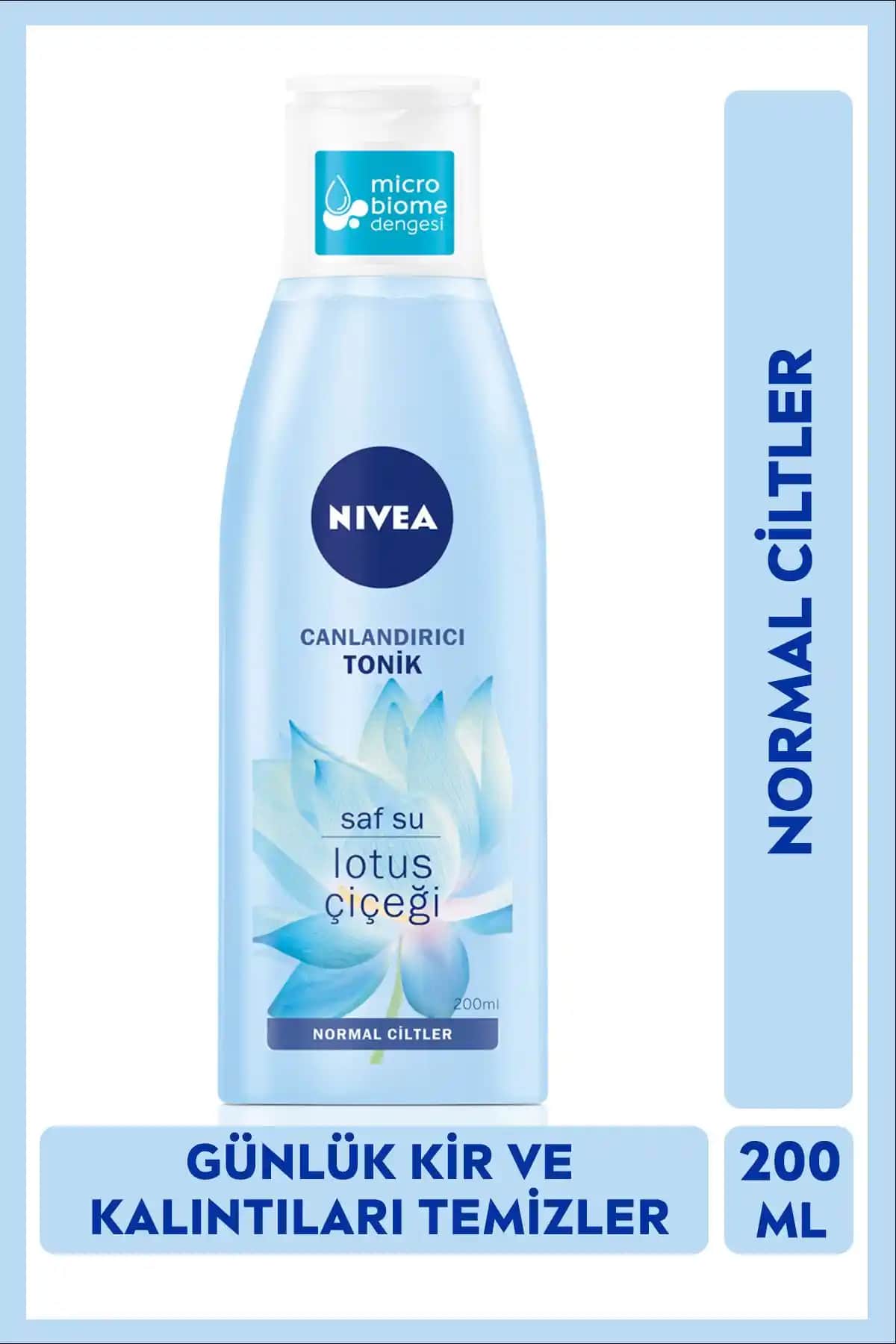 NIVEA Canlandırıcı Tonik 200ml - Karma ve Hassas Ciltler İçin Ferahlatıcı Temizlik