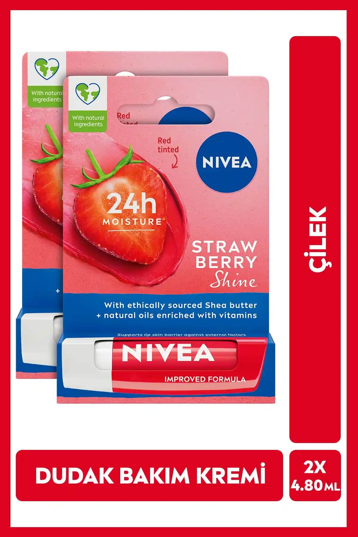 NIVEA Dudak Bakım Kremi ve Parlatıcı Seti ile Doğal ve Çekici Dudaklar