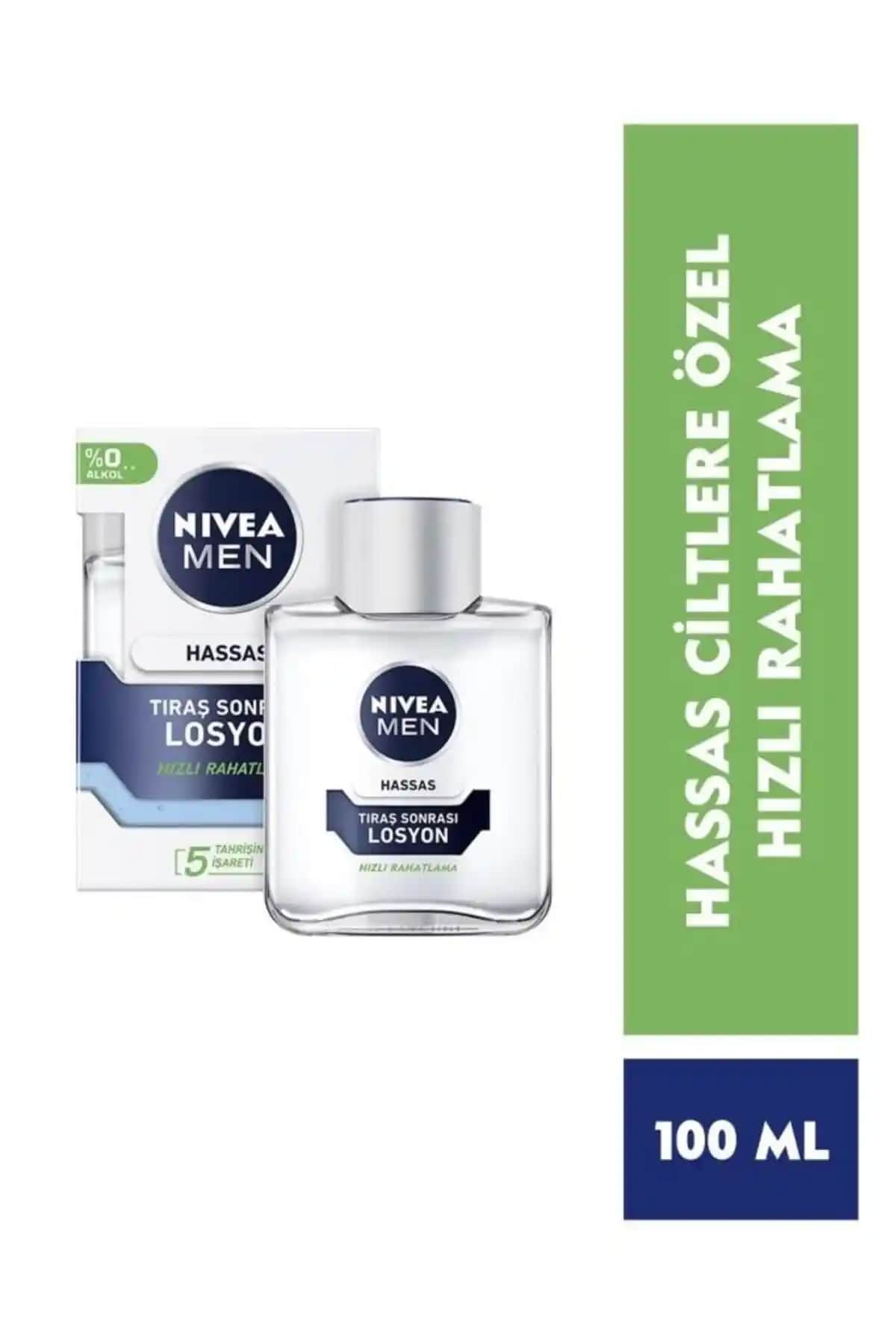 NIVEA MEN Erkek Hassas Ciltler Tıraş Sonrası Losyonu: Yatıştırıcı ve Rahatlatıcı Bakım Çözümü