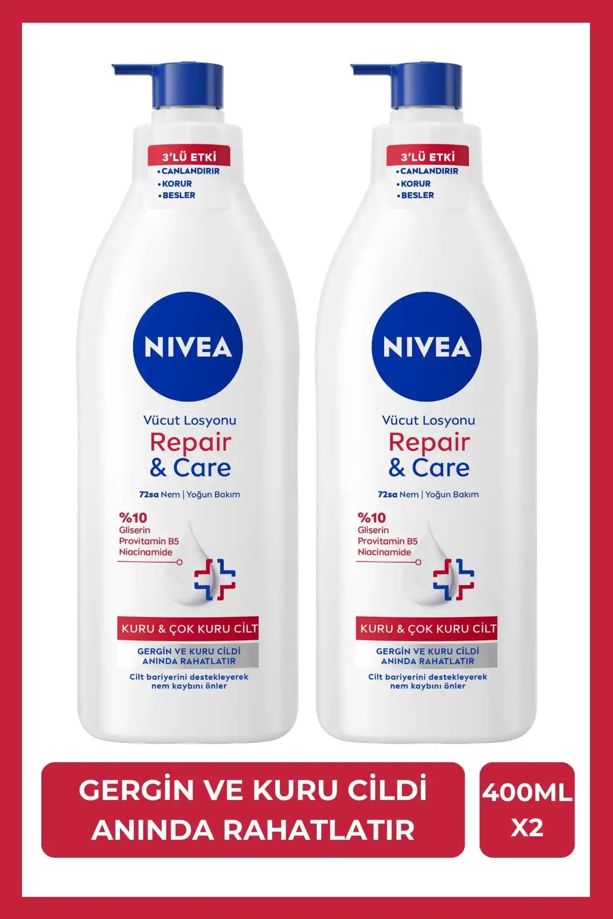 NIVEA Repair&Care ve Yoğun Besleyici Vücut Sütü Karşılaştırması: Hangi Ürün Sizin İçin Daha Uygun