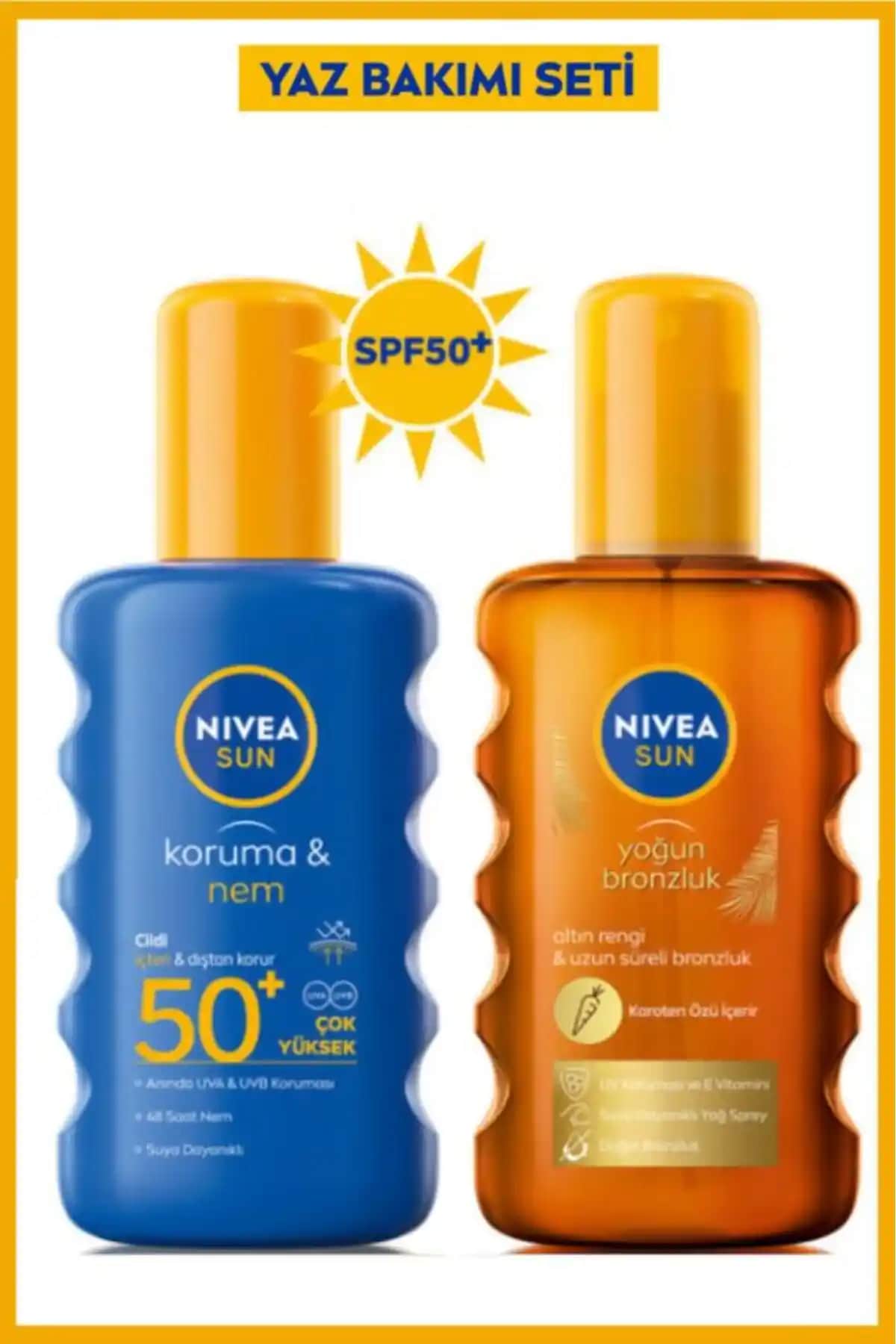 NIVEA Sun SPF50 ve Bronzer Ürünleri Yaz Aylarında Güvenli Güneş Koruması Sağlar