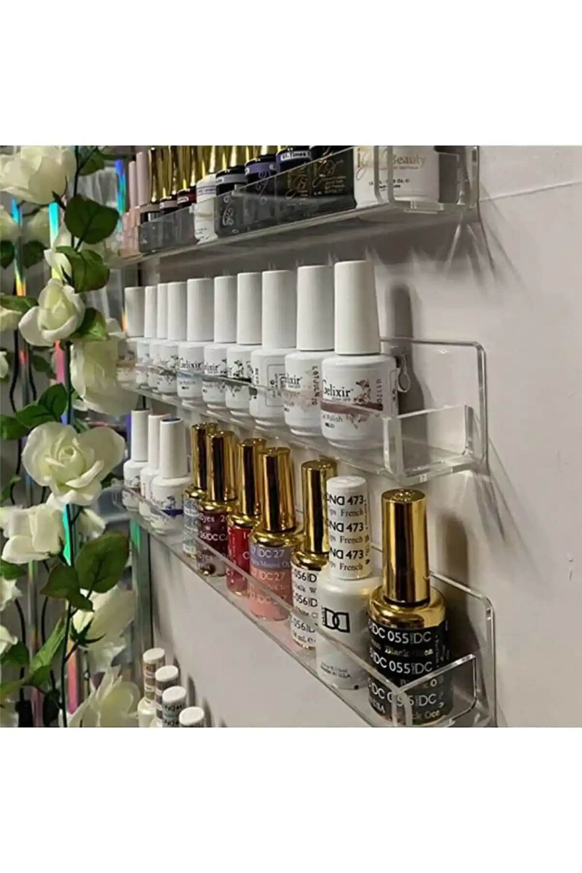 NOBELL Oje Standı 42cm Genişlikte Şık ve Pratik Makyaj Düzenleyici