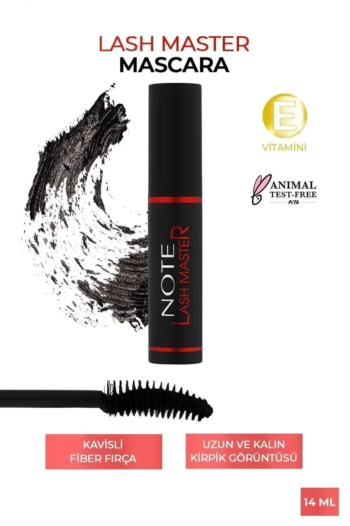 Note Cosmetics Lash Master Maskara ile uzun ve dolgun kirpiklere ulaşmanın en iyi yolu