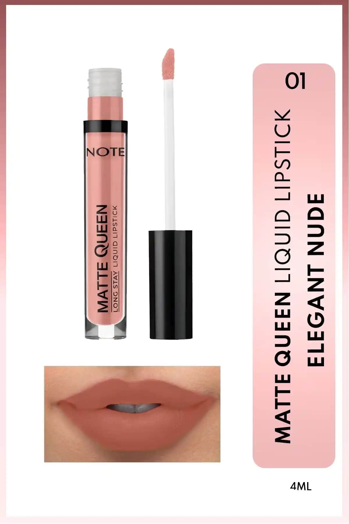 Note Cosmetics Matte Queen Dudak Likiti: Modern ve Kalıcı Mat Makyaj Malzemesi