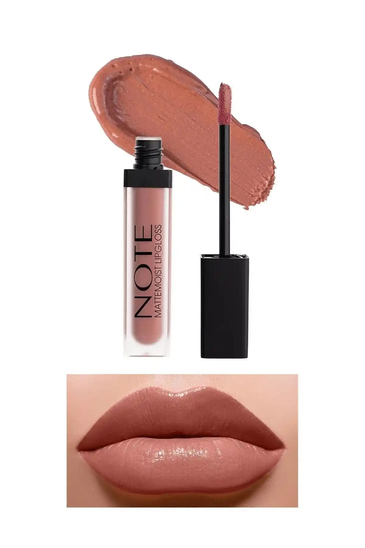 Note Cosmetics Mattemoist Lipgloss: Doğal Görünüm ve Hafiflik Sunan Dudak Parlatıcı