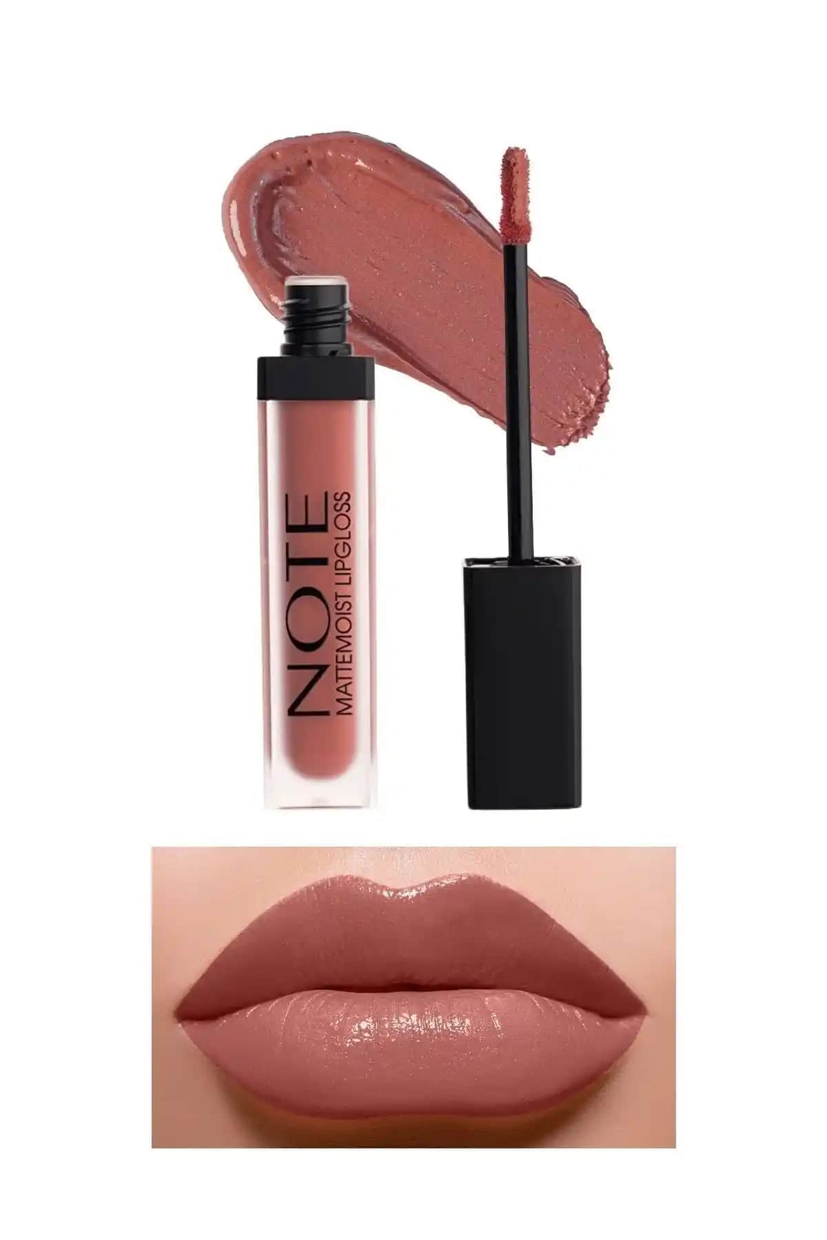 Note Cosmetics Mattemoist Lipgloss ile doğal ve şık dudaklara ulaşın