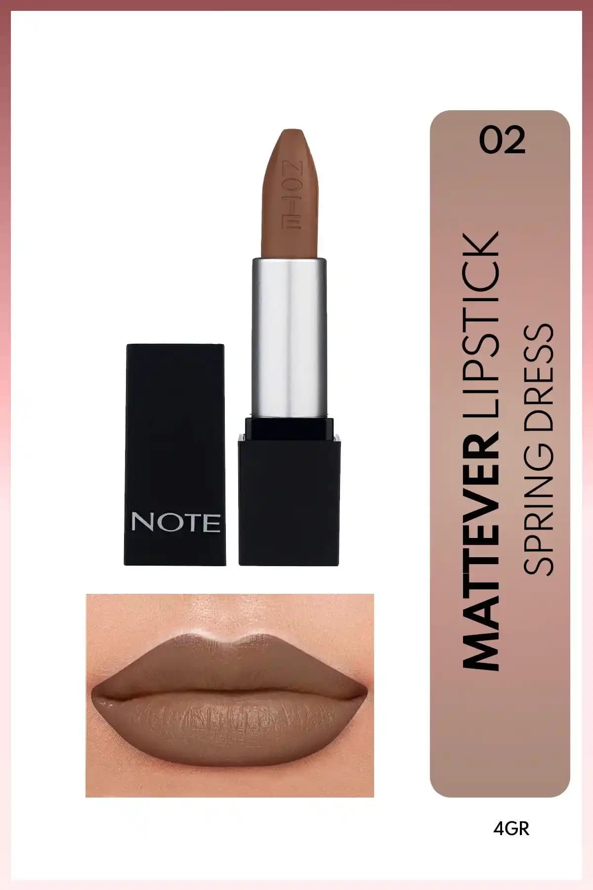 Note Cosmetics Mattever Lipstick ile Kalıcı ve Şık Dudaklar İçin Ideal Seçenek