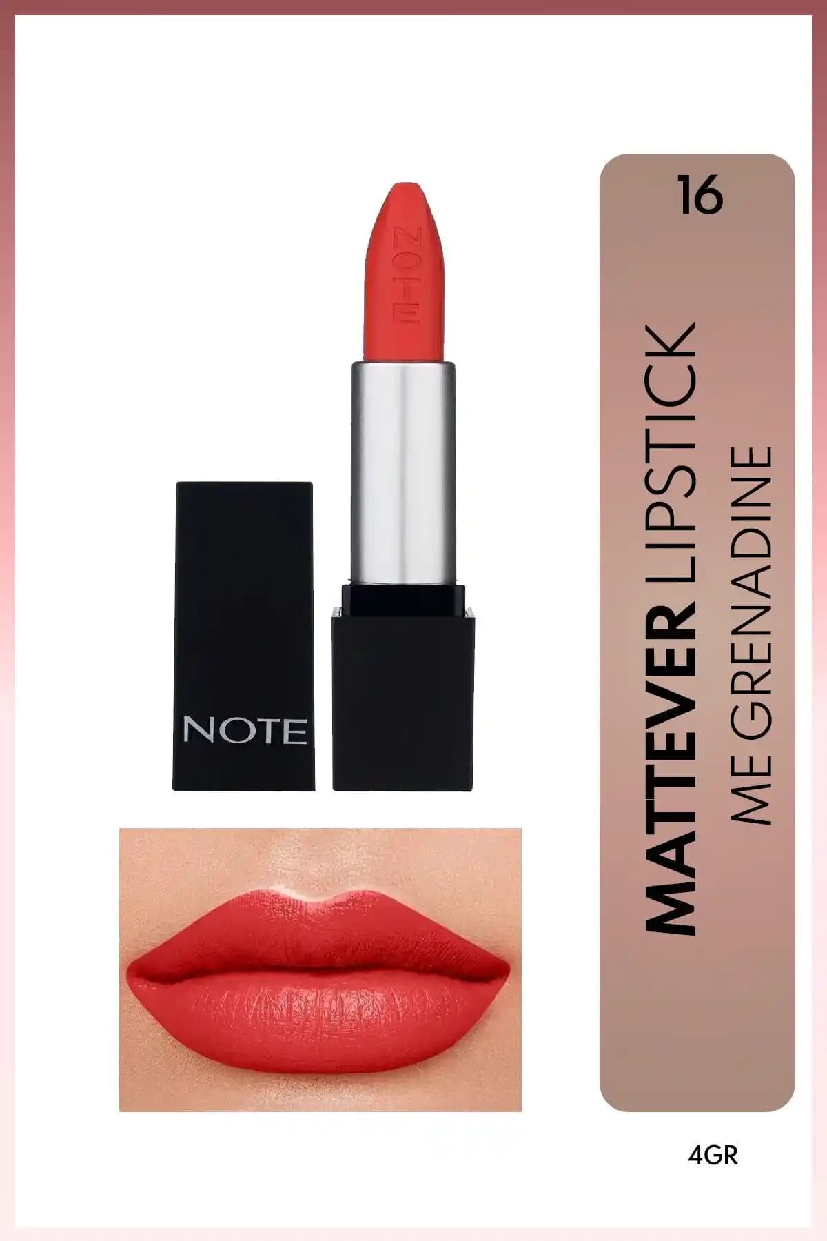 Note Cosmetics Mattever Lipstick Yarı Mat Kalıcı ve Şık Ruj Deneyimi
