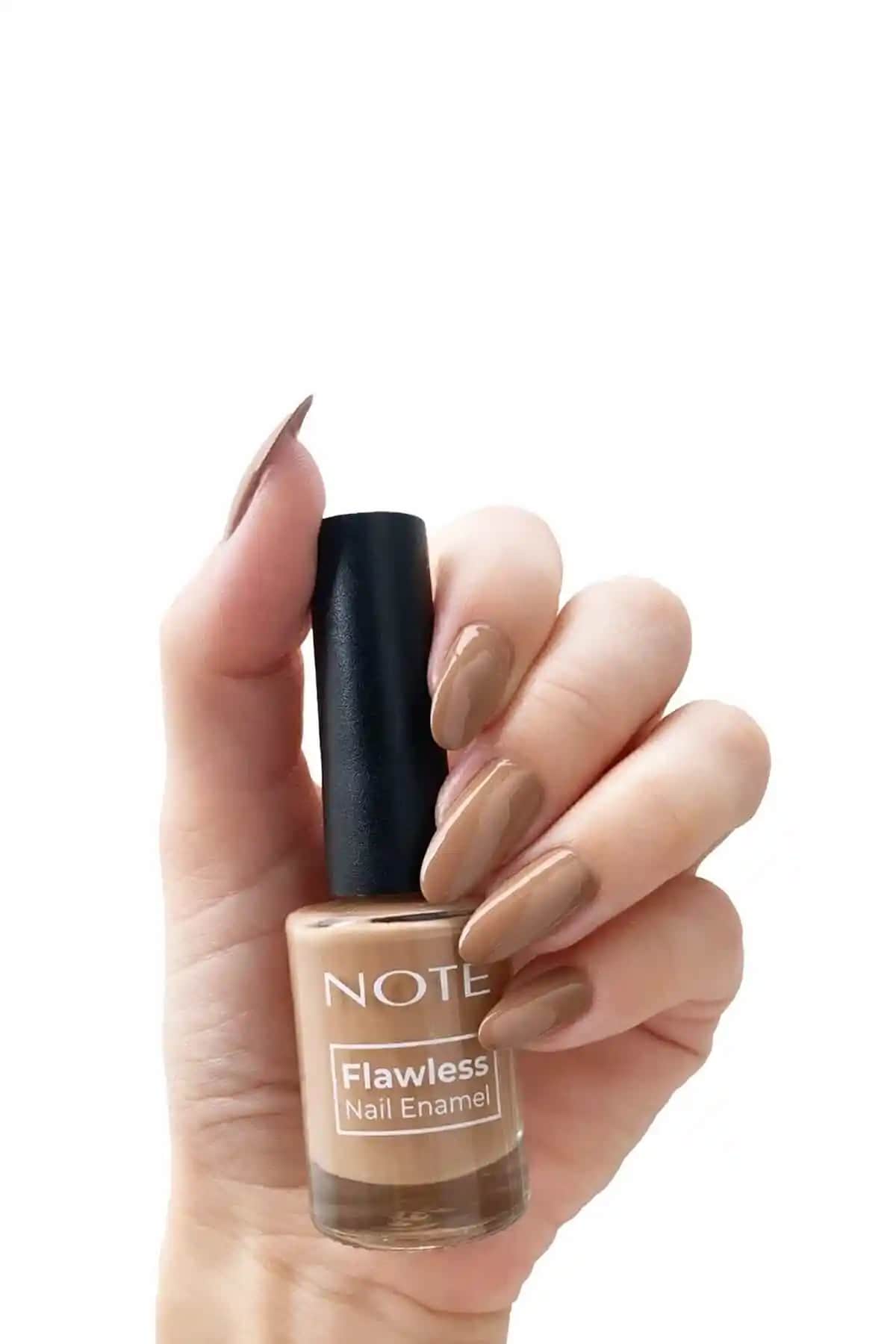 Note Cosmetics Nail Flawless Oje Kahverengi 52 ile Şık ve Sağlıklı Tırnaklar Yaratın