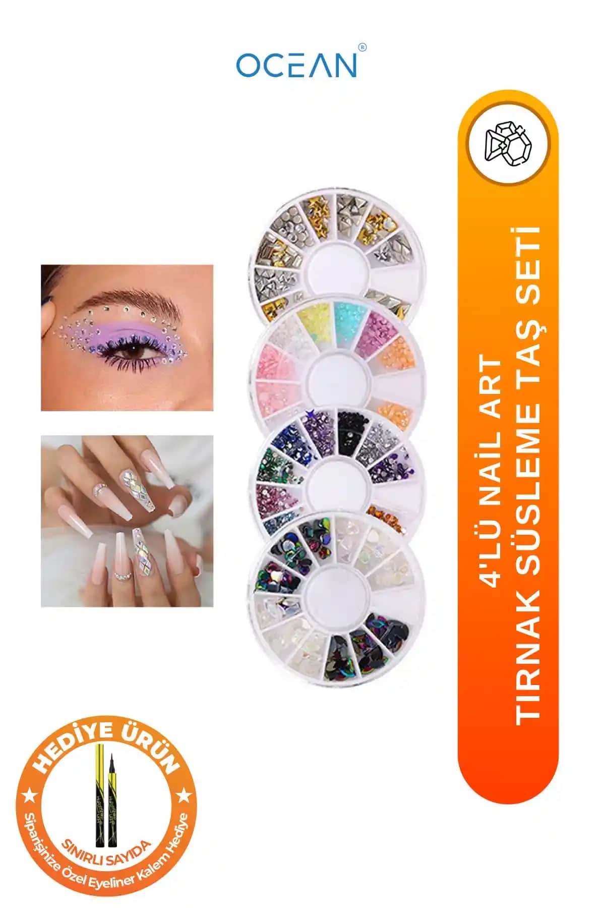 Ocean Tırnak Süsleme Taşı: Renkli ve Pratik Nail Art Çözümüne Dair Detaylar