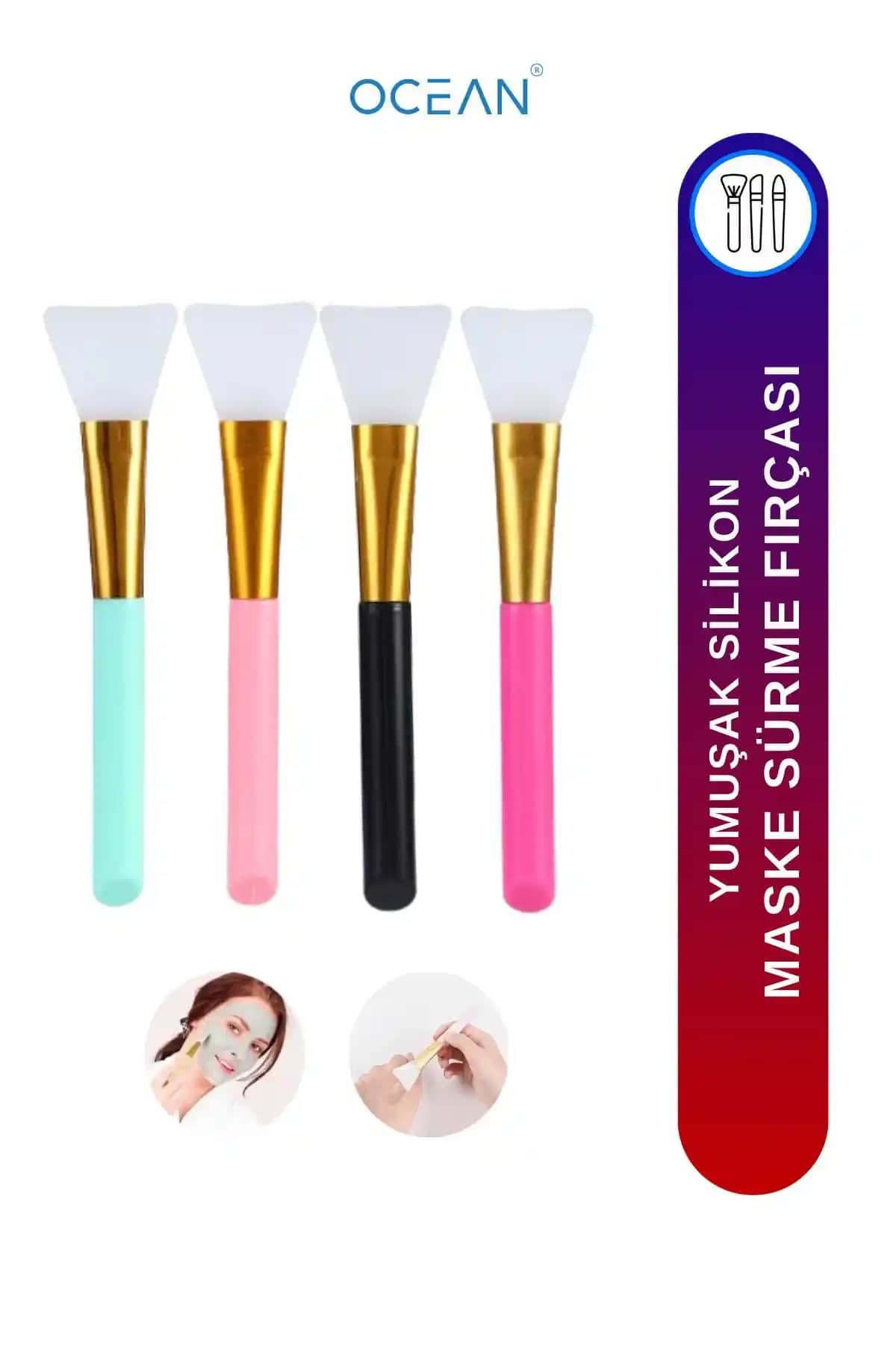 Ocean Yumuşak Silikon Maske Fırçası: Pratik ve hijyenik makyaj uygulaması için ideal