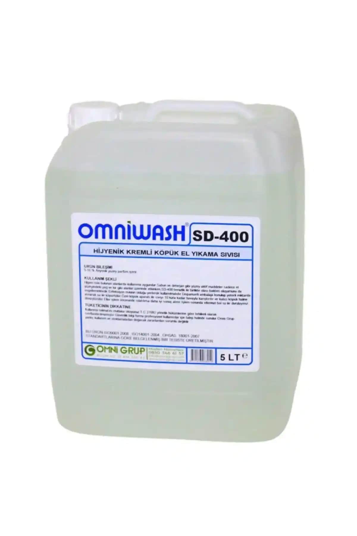 Omniwash SD-400 ve Saloon Şeffaf Floral Köpük Sabun Karşılaştırması