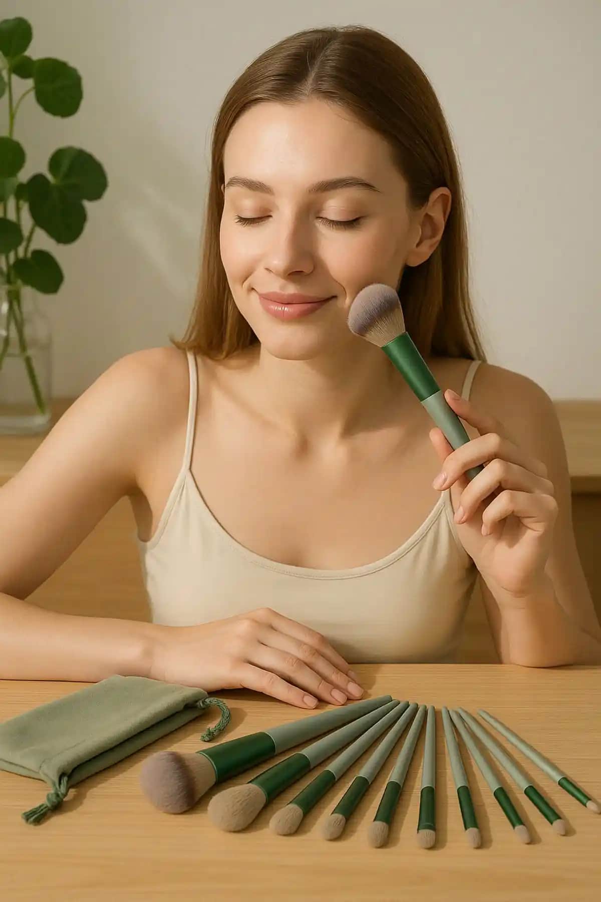 One Step Beauty Profesyonel Makyaj Fırça Seti 13 Parça Kaliteli ve Kullanışlı