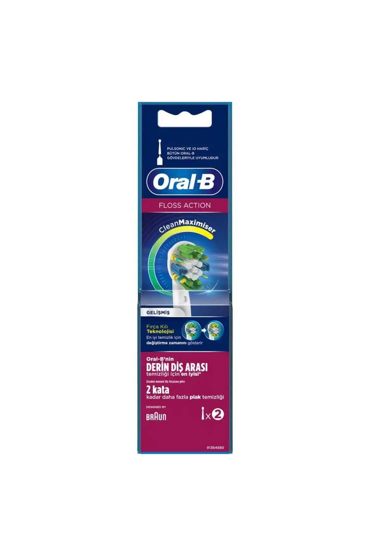 Oral-B Floss Action Yedek Başlık Seti: Derinlemesine Temizlik ve Diş Sağlığı