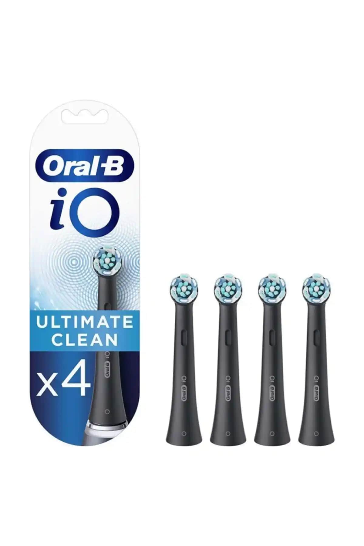 Oral-B iO Ultimate Clean Siyah Diş Fırçası Yedek Başlığı Modern Tasarım ve Üstün Temizlik