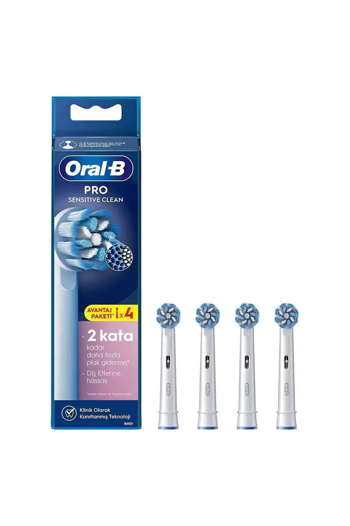 Oral-B Sensitive X-Filament Şarjlı Diş Fırçası Yedek Başlıkları Sağlıklı ve Hassas Dişler İçin