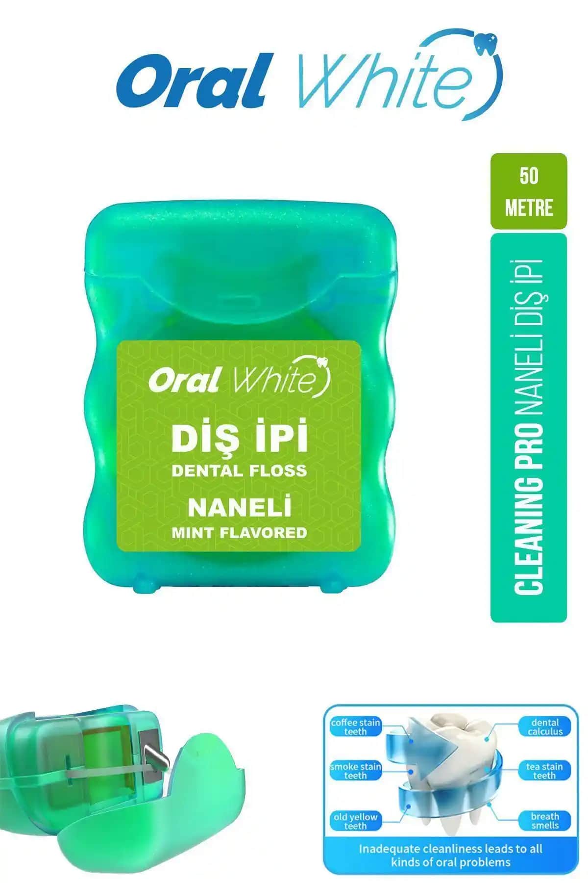 Oral White Cleaning Pro Naneli Diş İpi ile Günlük Ağız Bakımında Yeni Standart