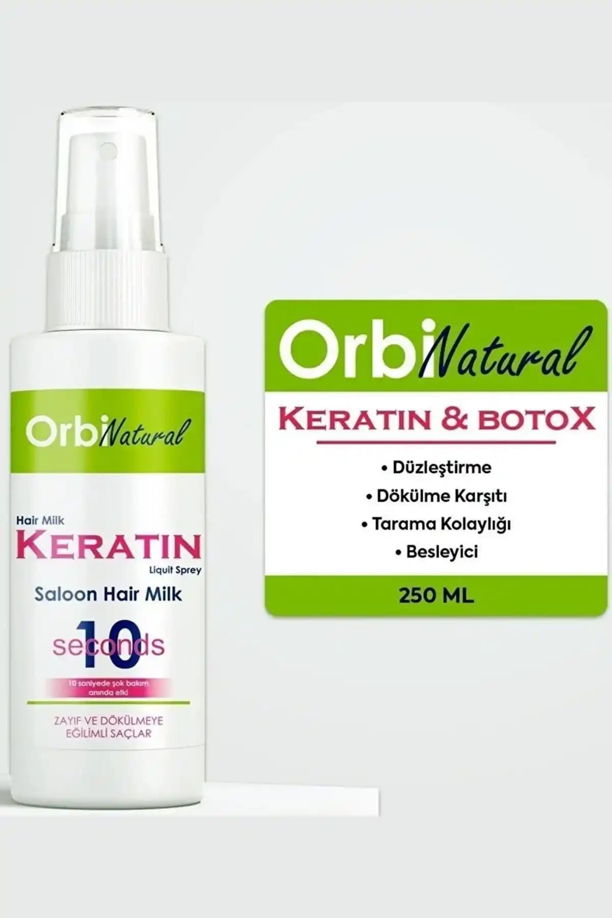 ORBIFRESH Durulanmayan Keratin Bakım Sütü ile Saçlarınızda Güç ve Parlaklık Sağlayın