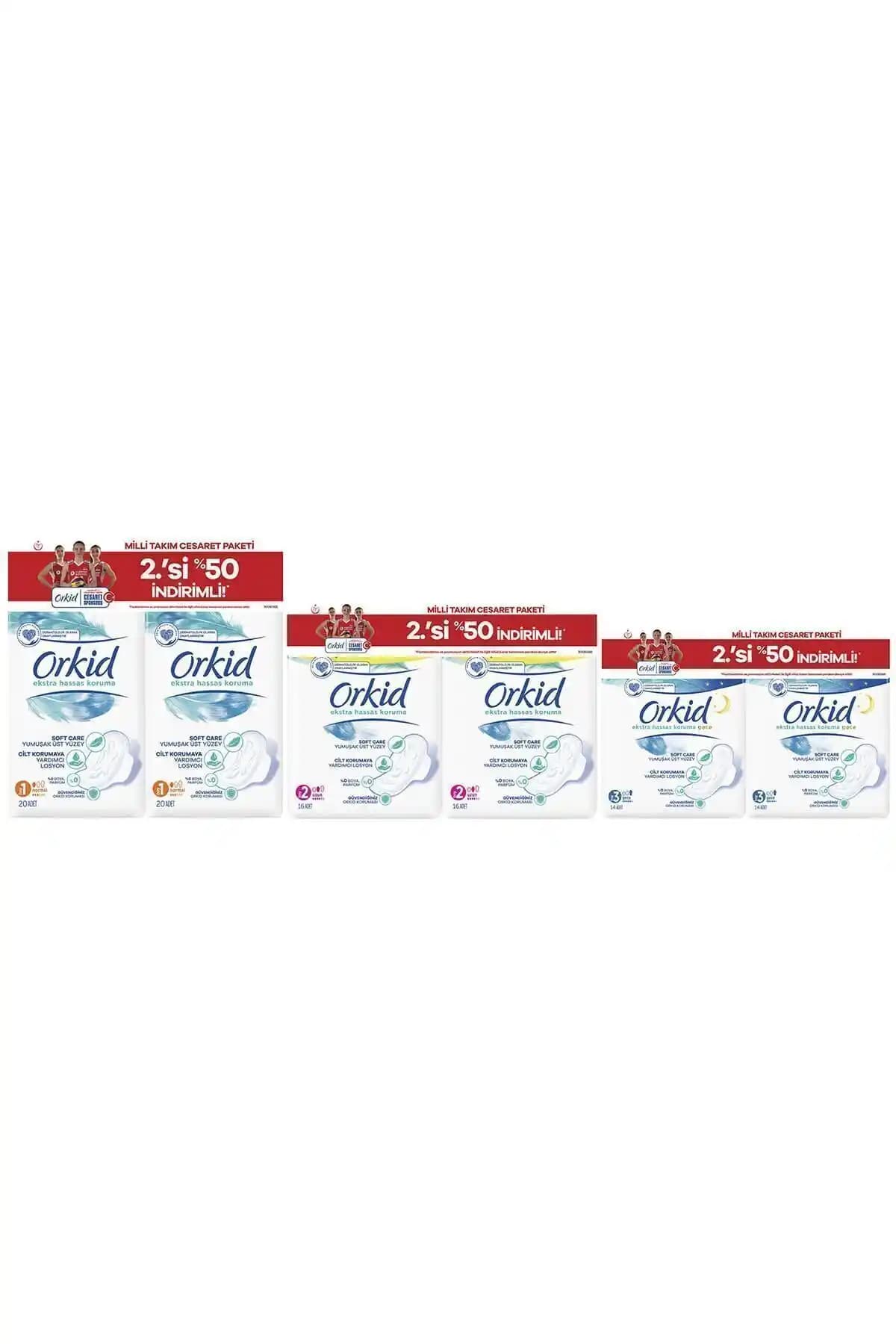 Orkid Ekstra Hassas Ped Paketi Günlük ve Gece Kullanımı İçin Güvenilir Koruma