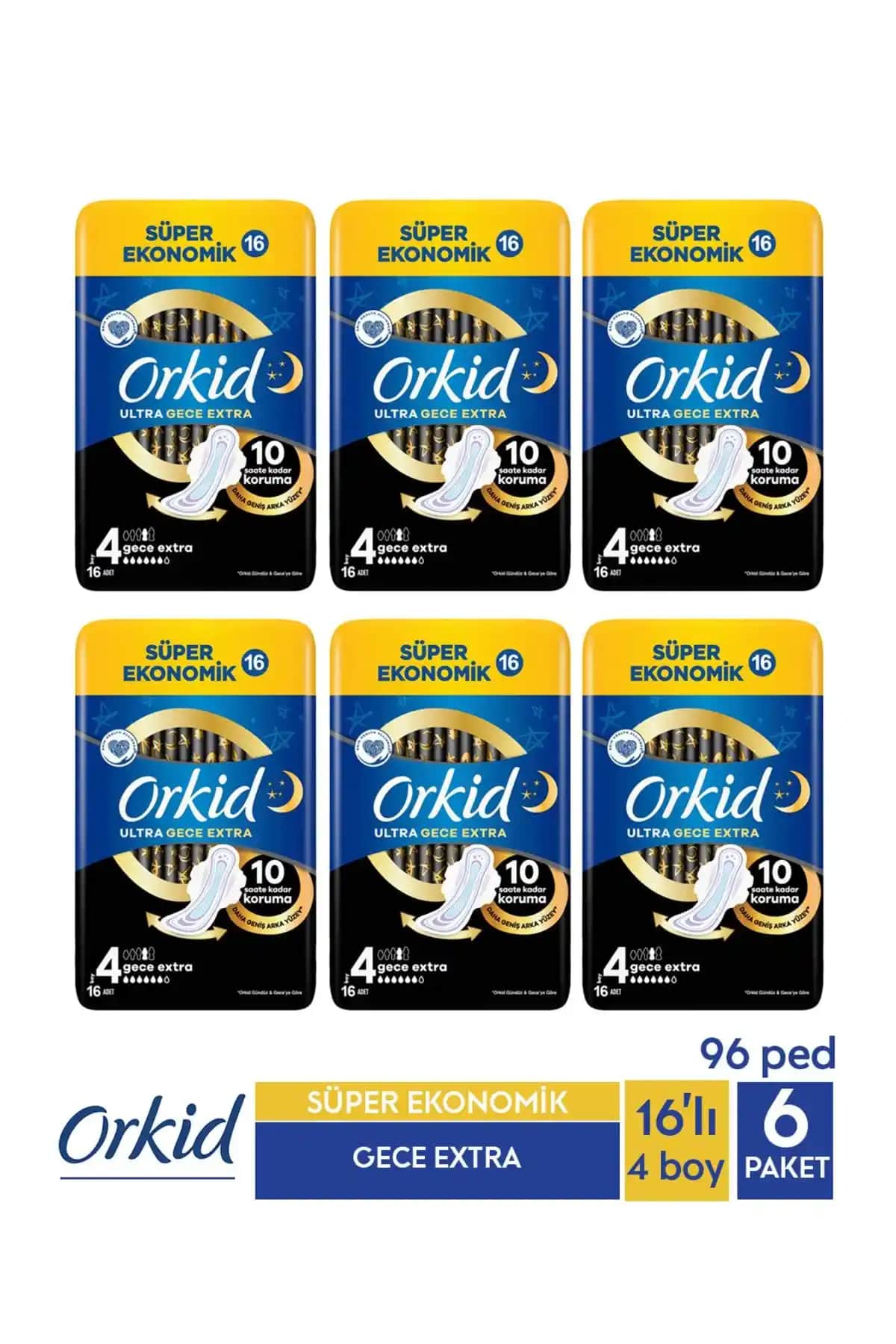 Orkid Süper Ekonomik Ultra Gece Extra: Konfor ve Hijyen İçin Güvenilir Çözüm