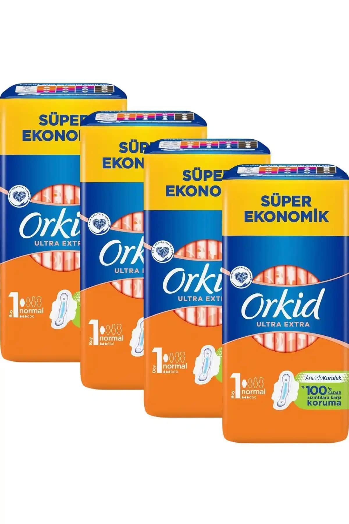 Orkid Ultra Extra 4'lü Normal 26x4 Adet hijyen ve temizlik ürünleri detayları